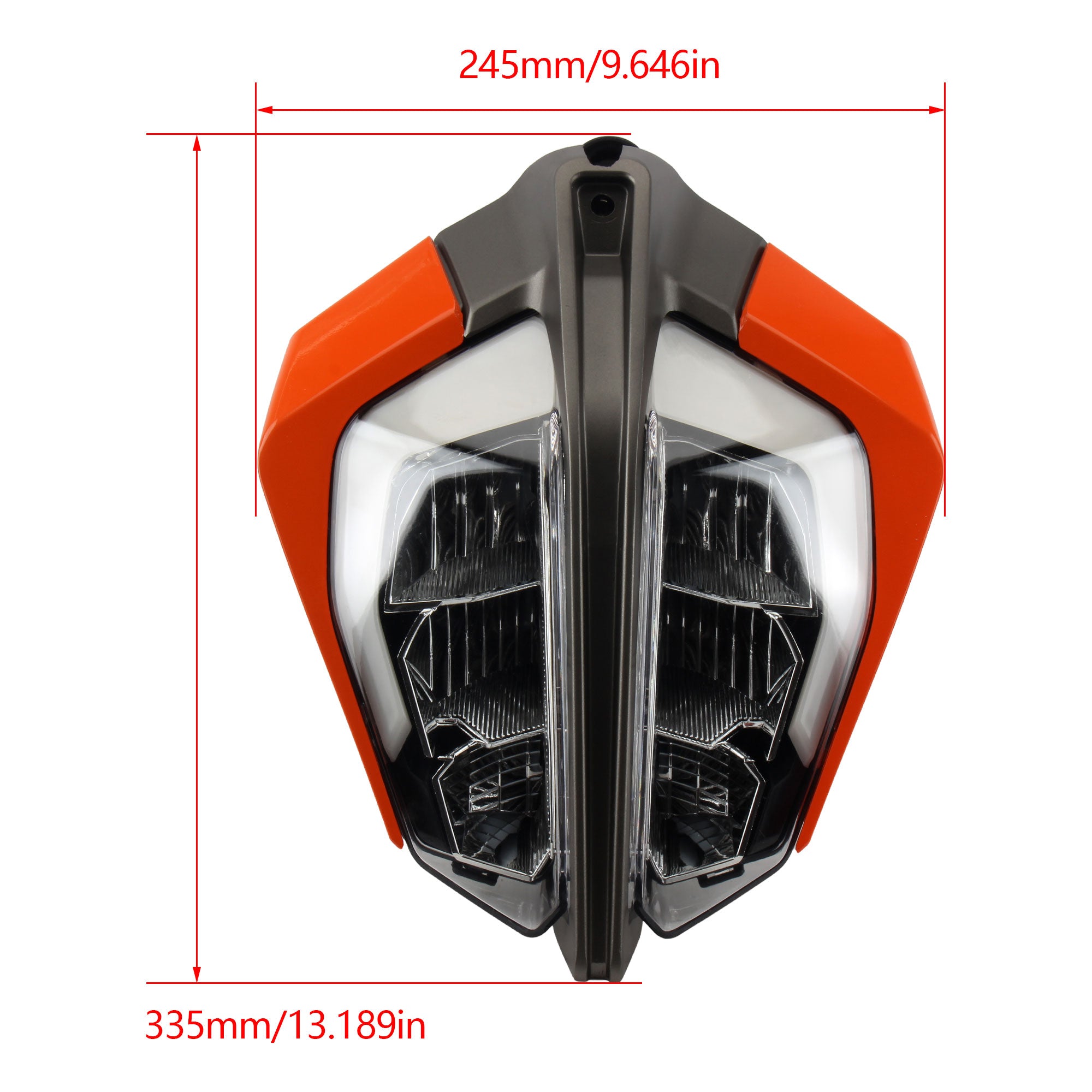 For KTM Duke 390 Motorcycle Led Headlight Headlamp Duke 390 Motorbike Dirt Pit Bike Fairing Headlight Enduro 2017-2022