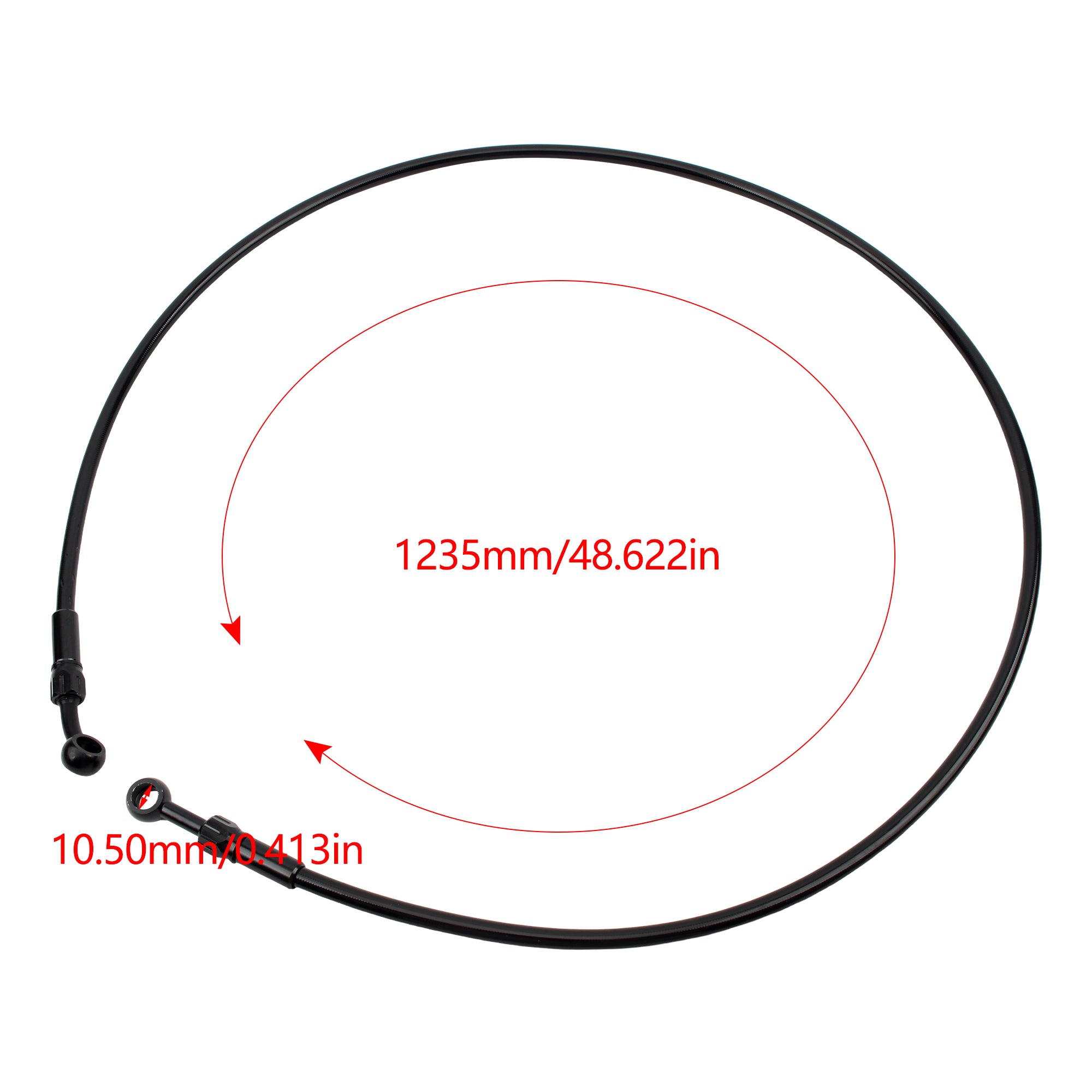 120cm Motorcycle Brake Disc Oil Pipebrake Hose for KTM Honda Kawasaki Tuning Dirt Bike Enduro Universal Motocross Accessories