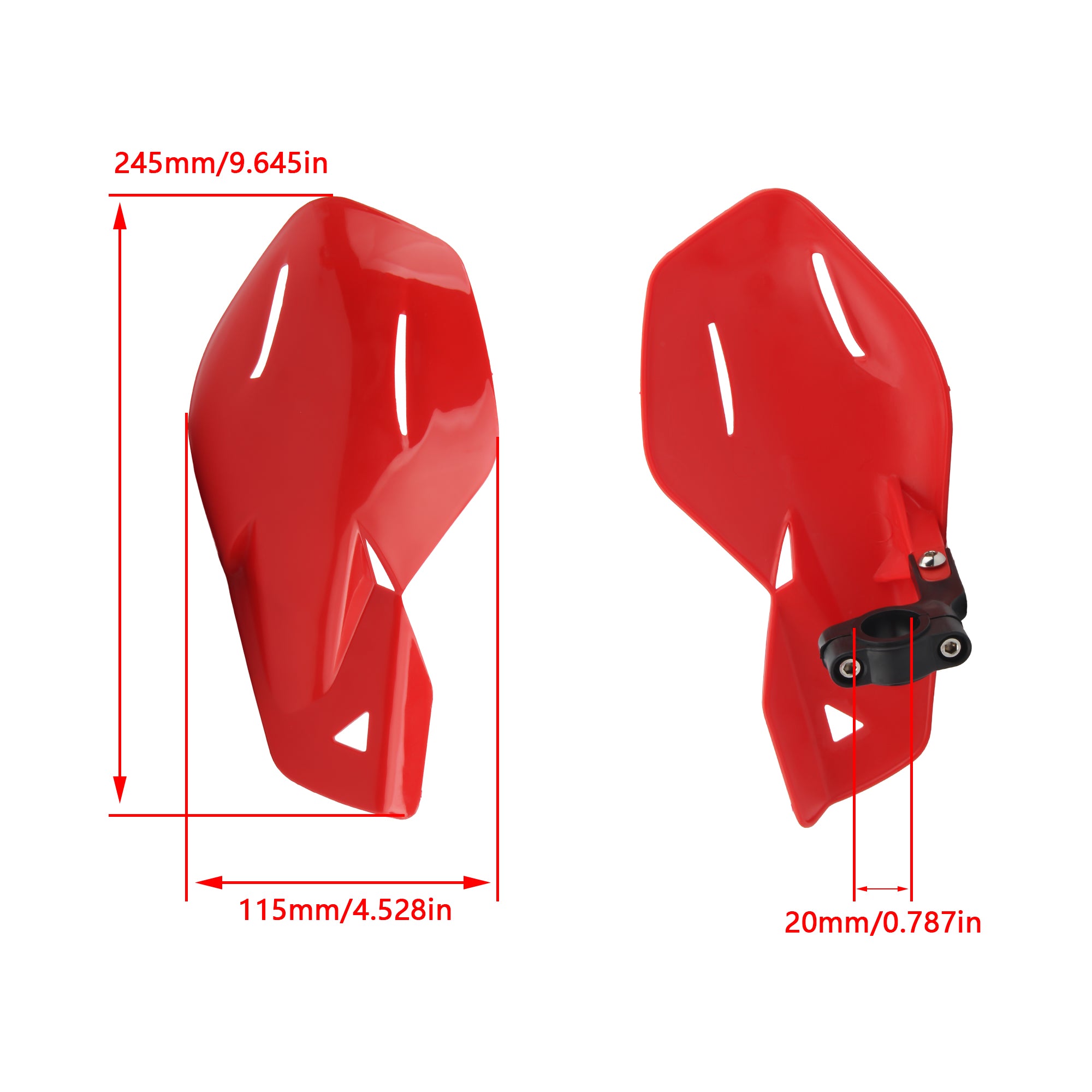 Motorcycle Handguard Handlebar Protector Motocross Accessories 7/8" 22mm for Kawasaki Honda Yamaha 125 250 Motorcycles Dirt Bike