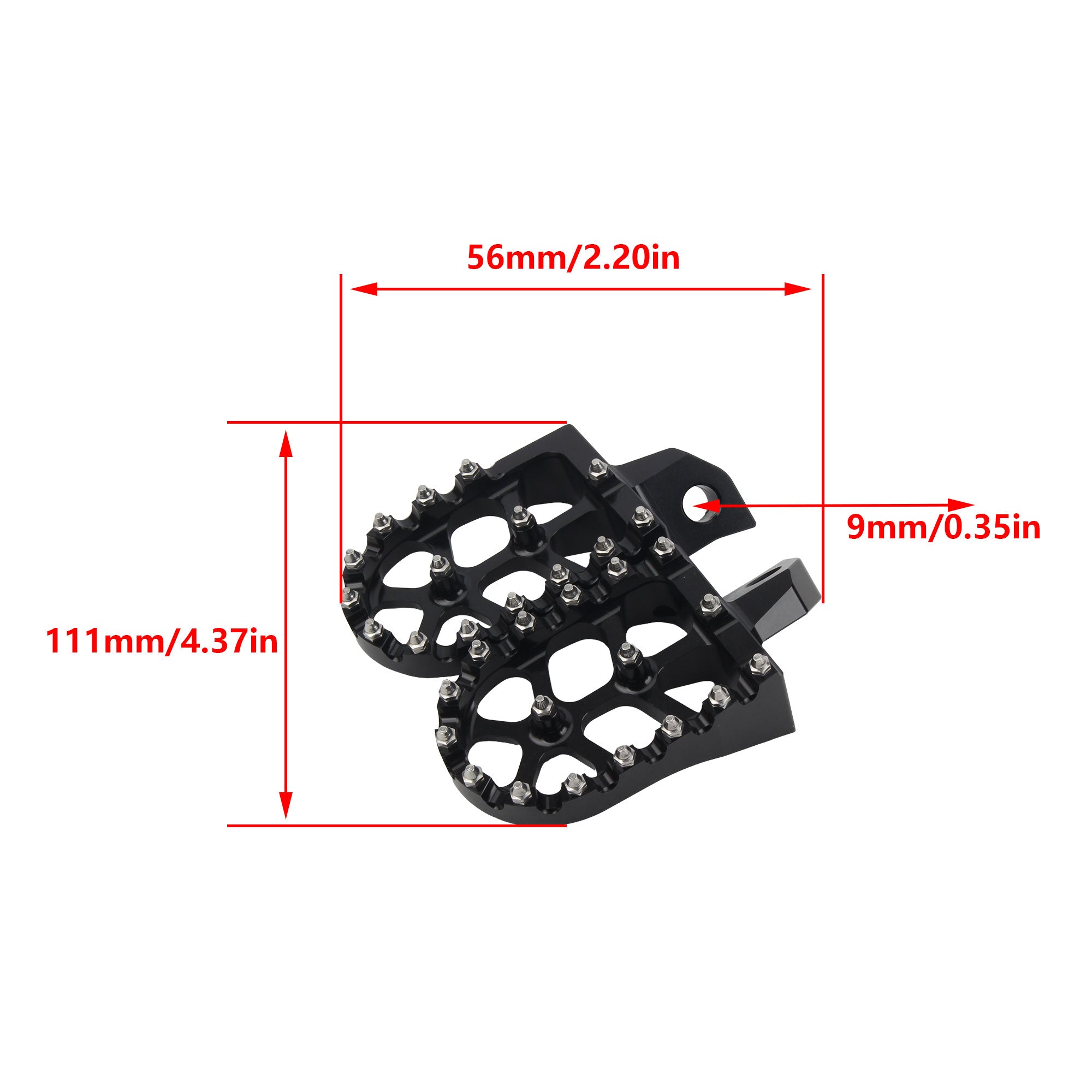 For Kawasaki KLX 250 650 300R 250s KLR650 R Motorcycle CNC Foot Pegs KLX KLX650R KLX300SM Motorbike Pedals FootRest