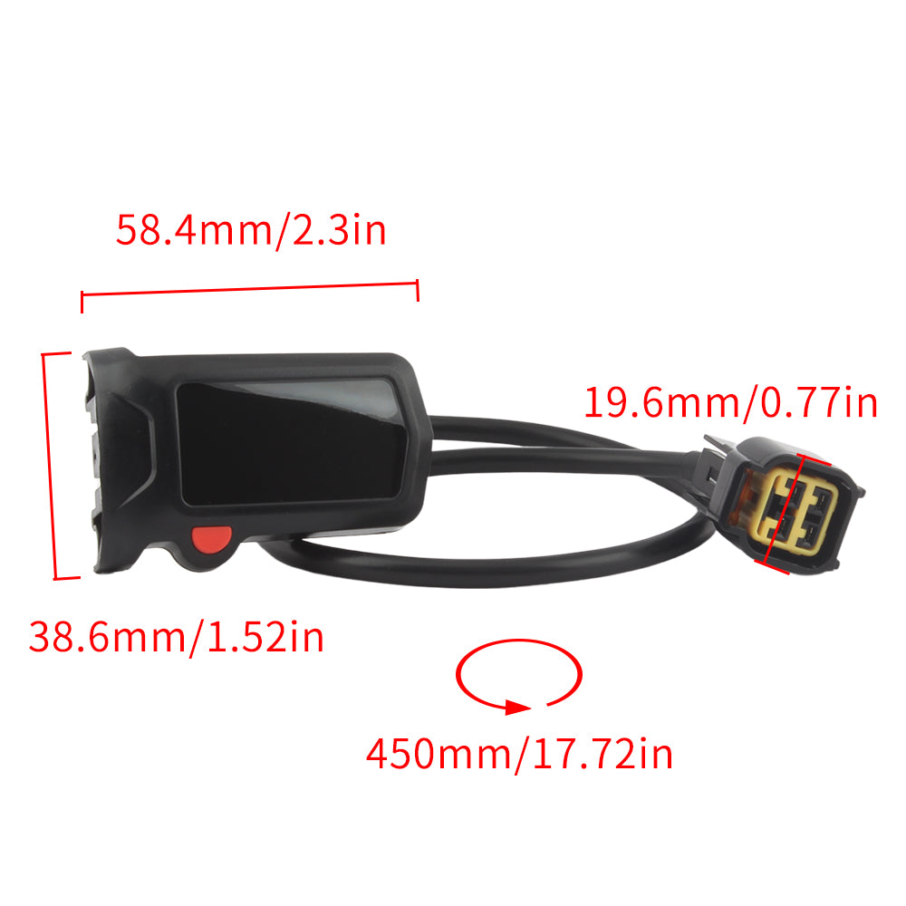 Motorcycle Accessories About Sur Ron Hour Meter Off-Road Electric Dirt Bike Handlebar Speed Meter Assembly Speedometer Motocross