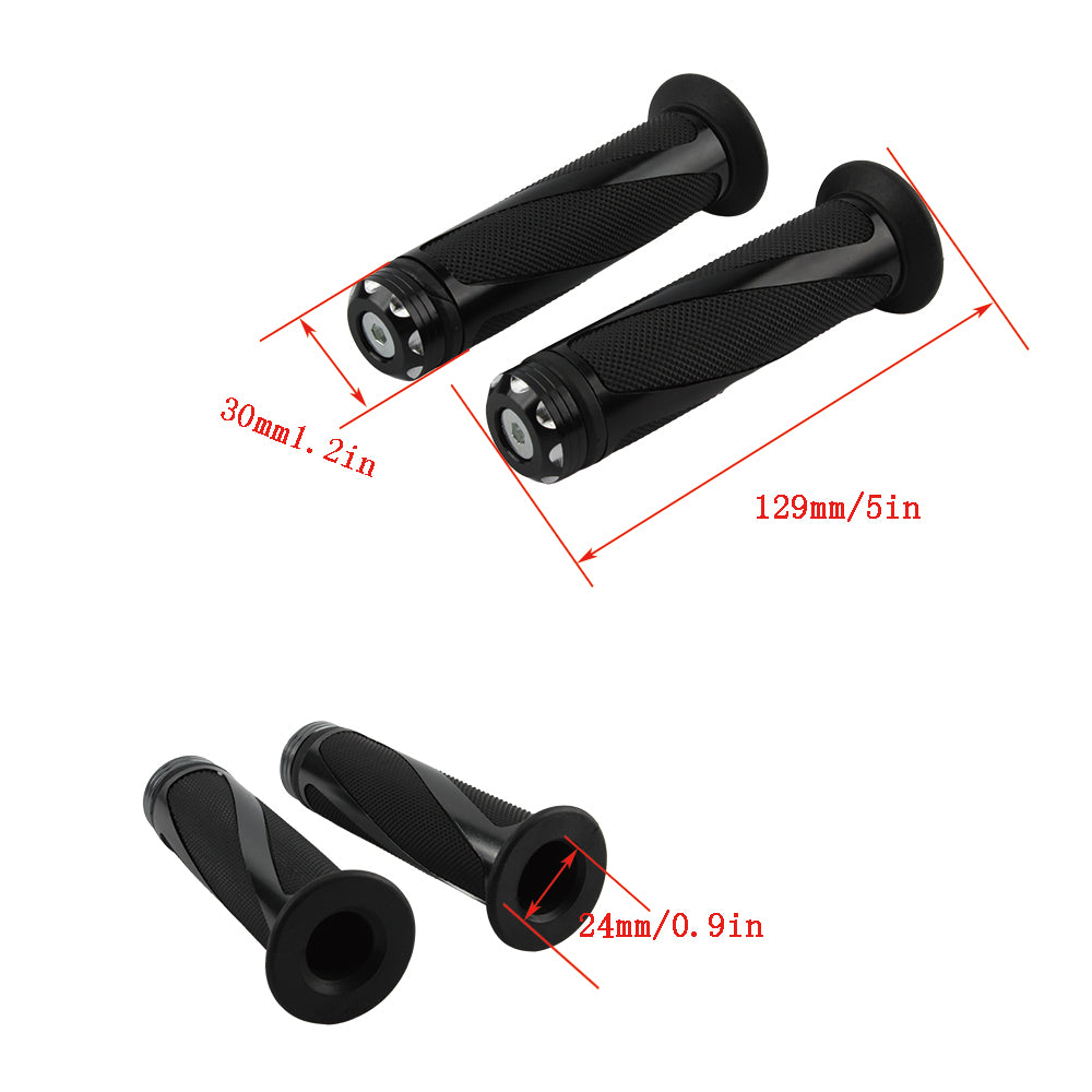 Motorcycle Handle 24 mm 7/8\" for Yamaha Honda Harley BMW Rubber Gel Grips Brake Handles Dirt Bike Motocross