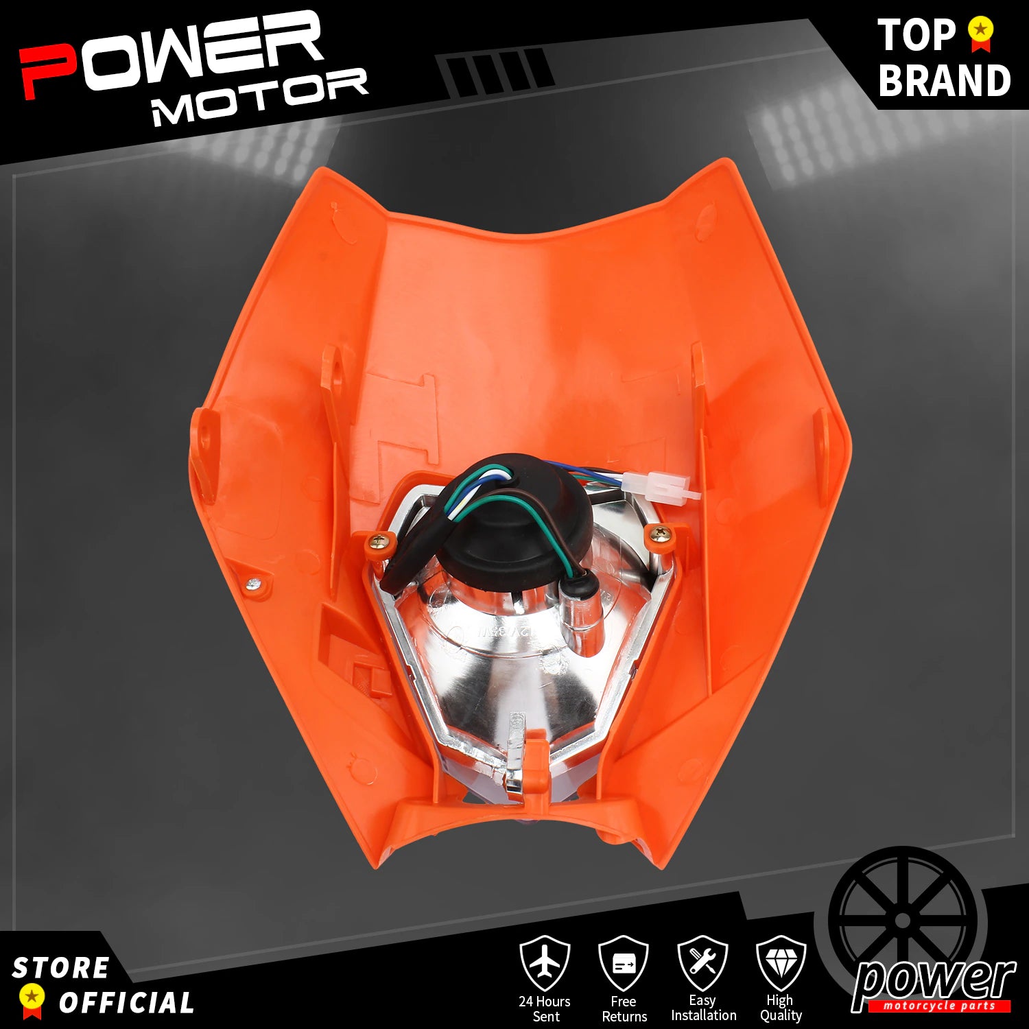 New Motorcycle LED Headlight Head Light Frontlight for KTM SX SXF SXS SMR EXC EXCF XC XCF XCW XCFW Enduro Dirt Bike Motocross