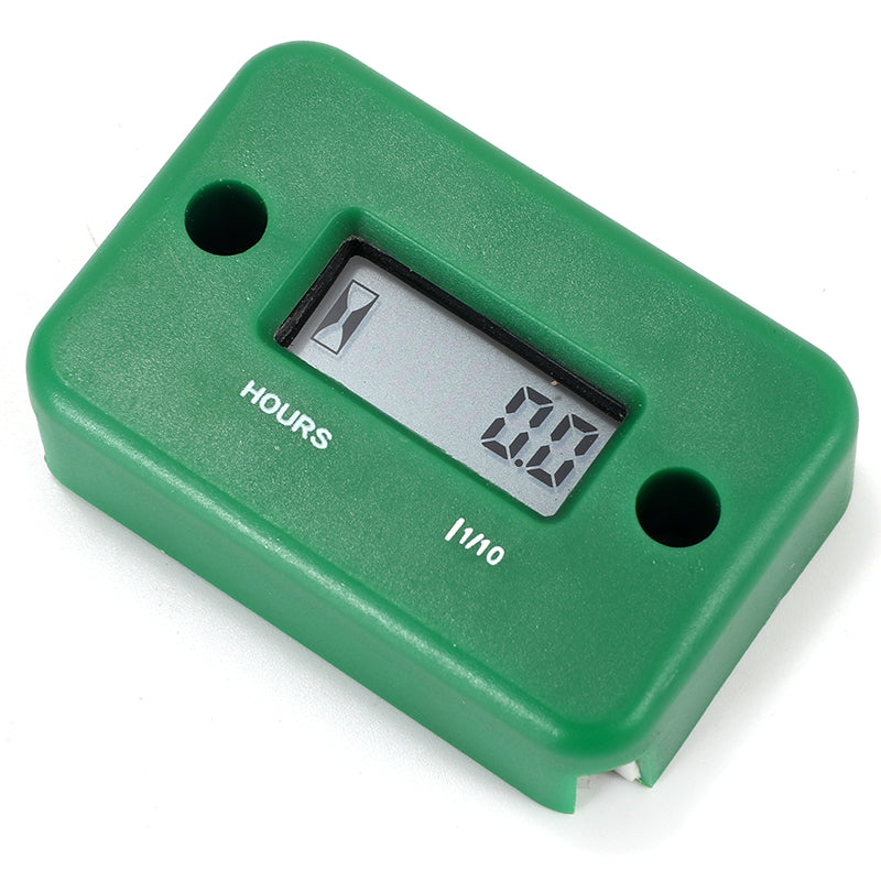 Motorcycle Inductive Digital Hour Meter Waterproof Engine Gauge Hour Meter LCD Display for Bike Motorcycle ATV Boat Offroad