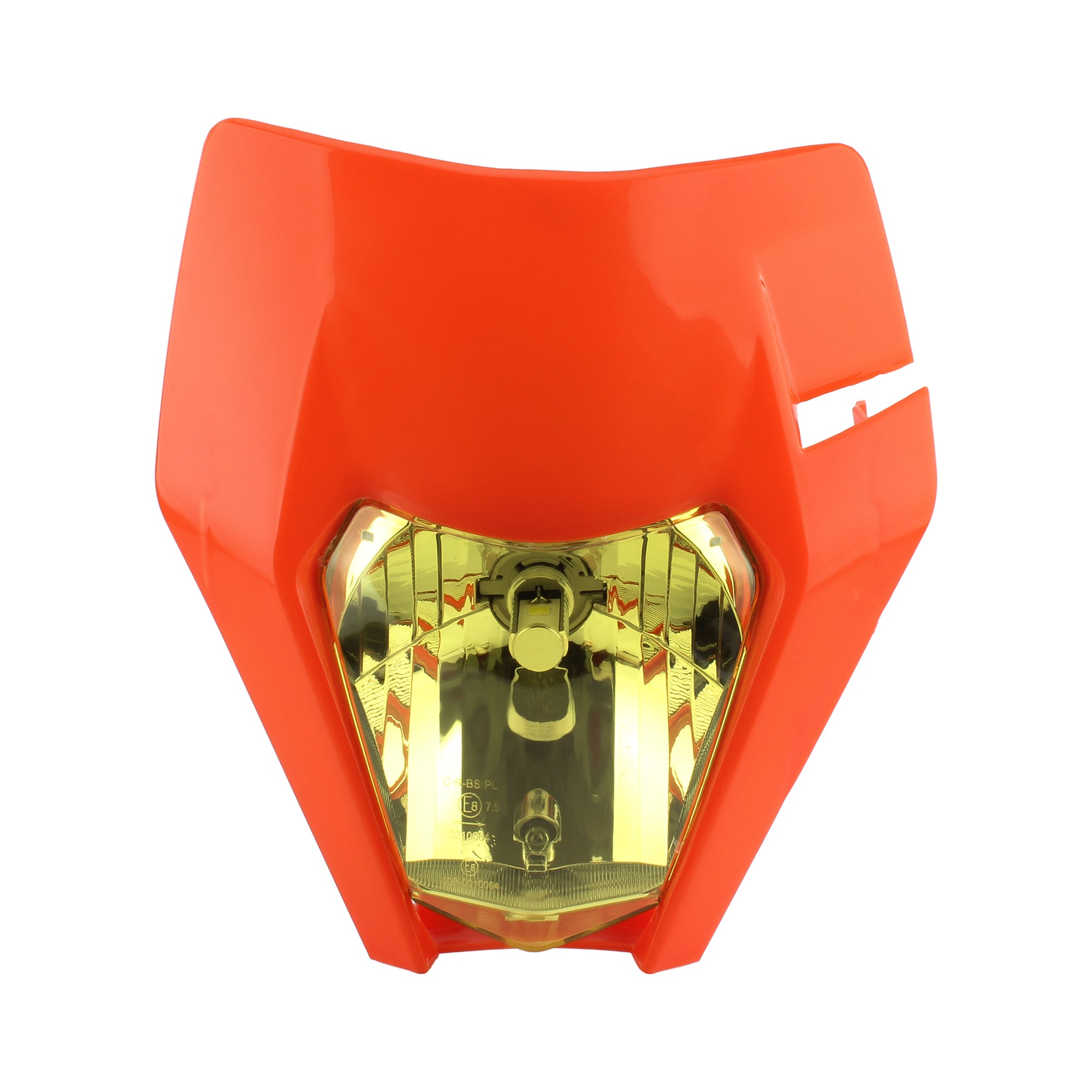 Motorcycle LED Headlight Yellow Mask for EXC XCF SX SXF XC XCF SMR CR YZF DRZ Supermoto 125 150 250 350 450 530 Enduro Halogen