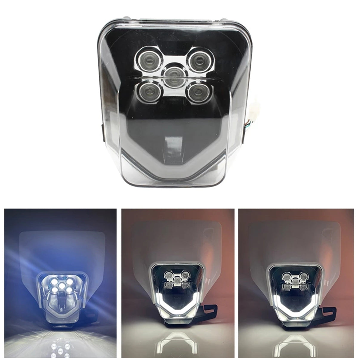 Led Headlight Wick TE 300 FE 350 FC FX TC TX 125 250 450 501 Dirt Pit Bike Motorcycle Accessories