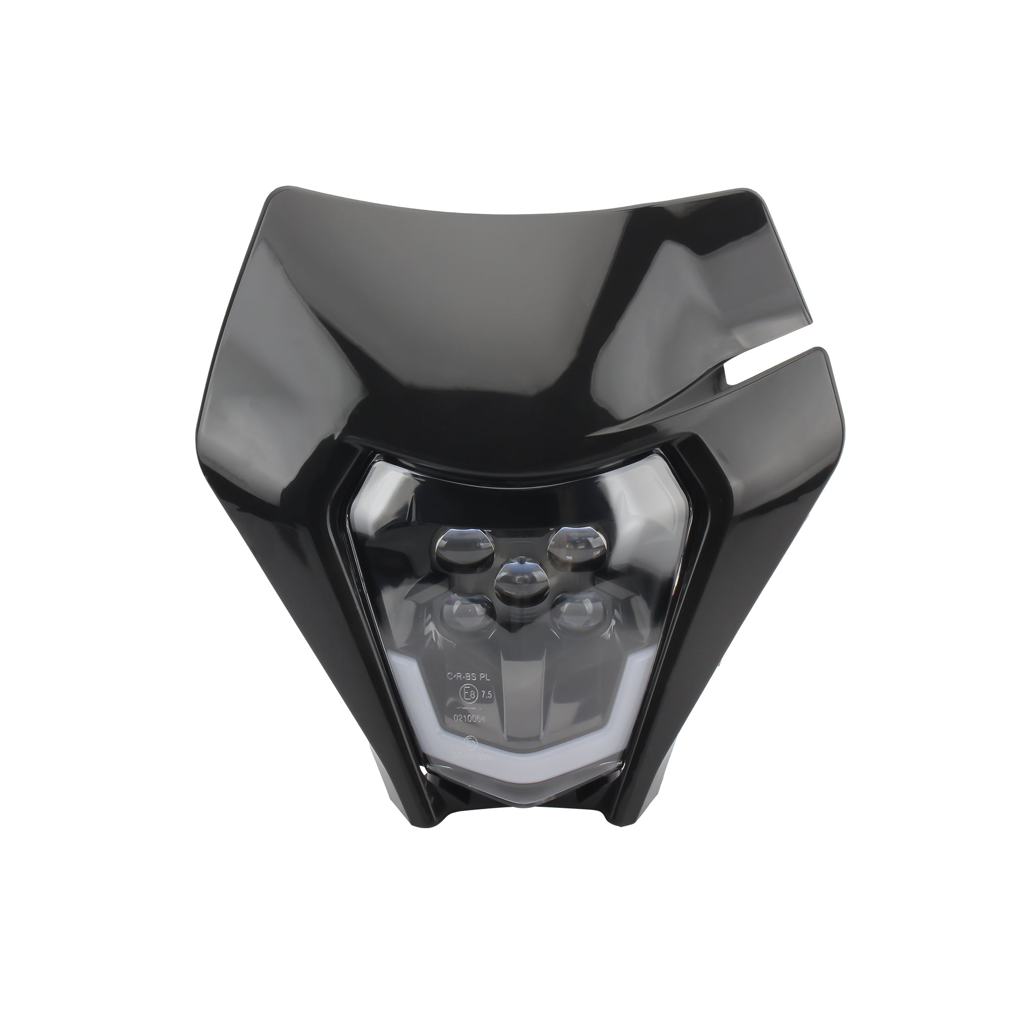 For KTM EXC XC SX MX XC 125 250 300 450 Motorcycle Dirt Bike LED Headlight Plate Enduro 2014 2015 2016-2023 Supermoto Headlamp