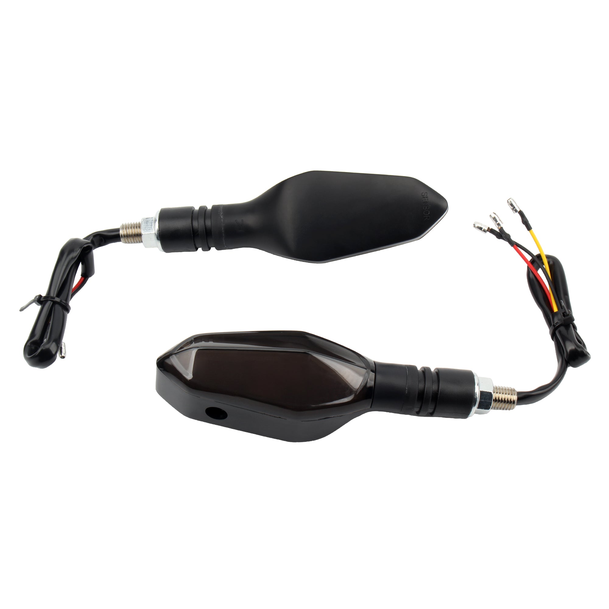 Universal Motocross LED Turn Signal Lamp Warning Light 2PCS Motorbike Motorcycle Projection Lamp Turning Flowing Flash Light