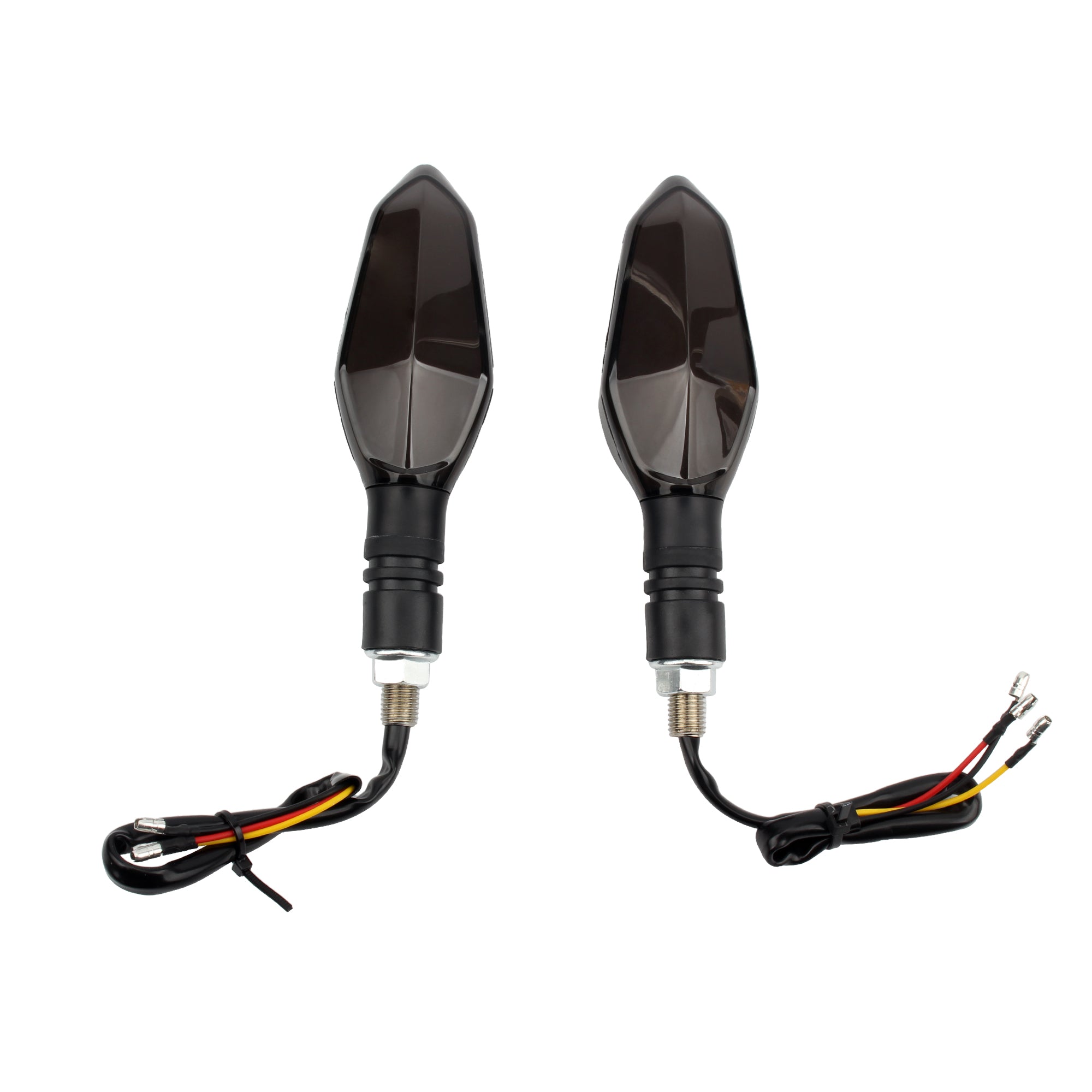 Universal Motocross LED Turn Signal Lamp Warning Light 2PCS Motorbike Motorcycle Projection Lamp Turning Flowing Flash Light