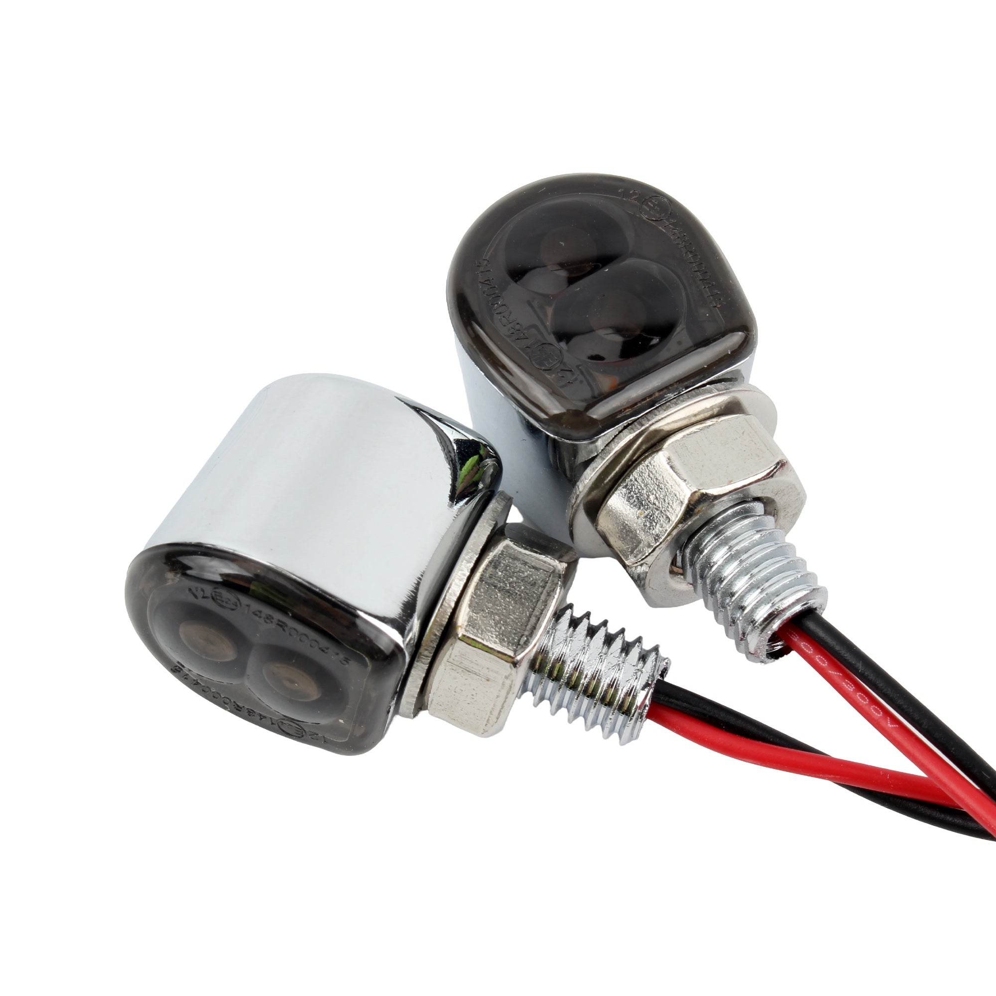 8mm Motorcycle Mini Led Turn Signal Indicators Blinker Lights Motorbike Flasher Signal Lamp For Harley Cafe Racer
