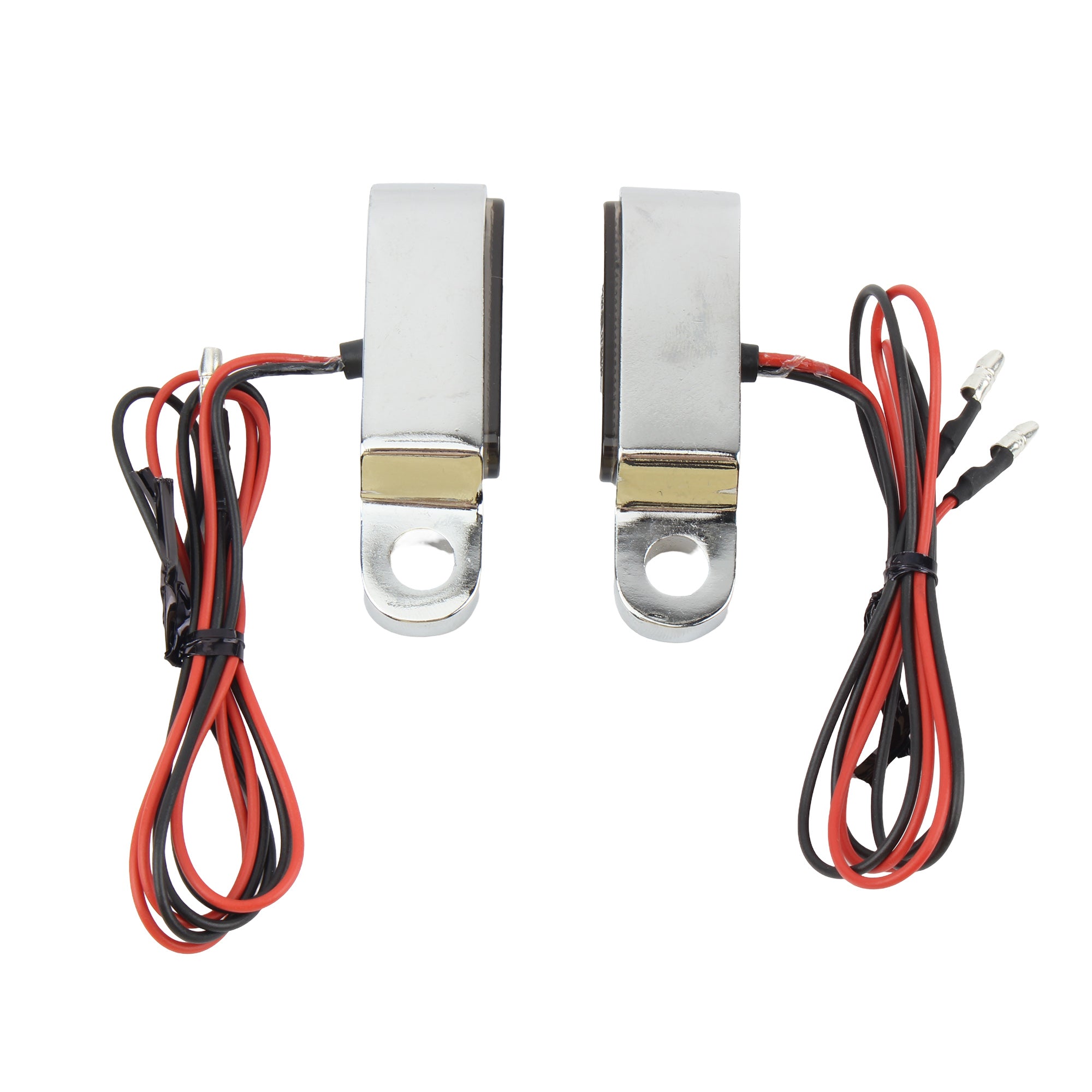 1 Pair for Harley Sportster Bobber 6 LED E24 Motorcycle Flash Side Lamp HandleBar Turn Warning Taillight Motorbike MIni Light