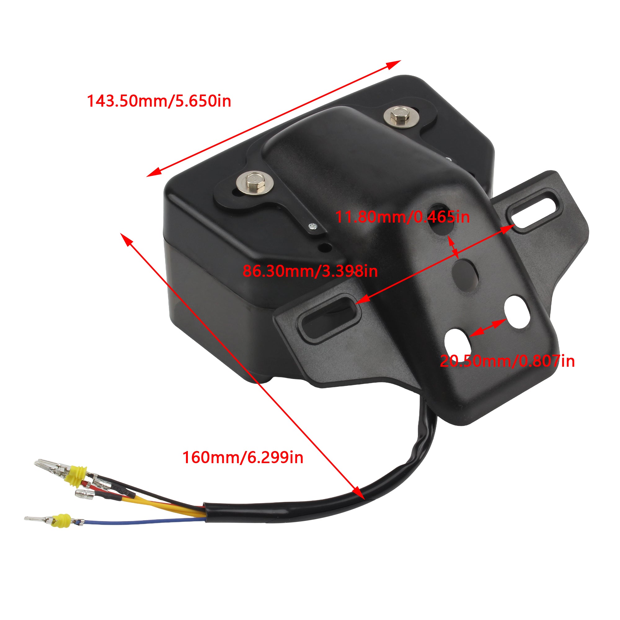 Powermotor Motorcycle LED Tail Light Brake Light Lamp Stop Turn Direction Indicator Blinker for TMX125/155 CG125