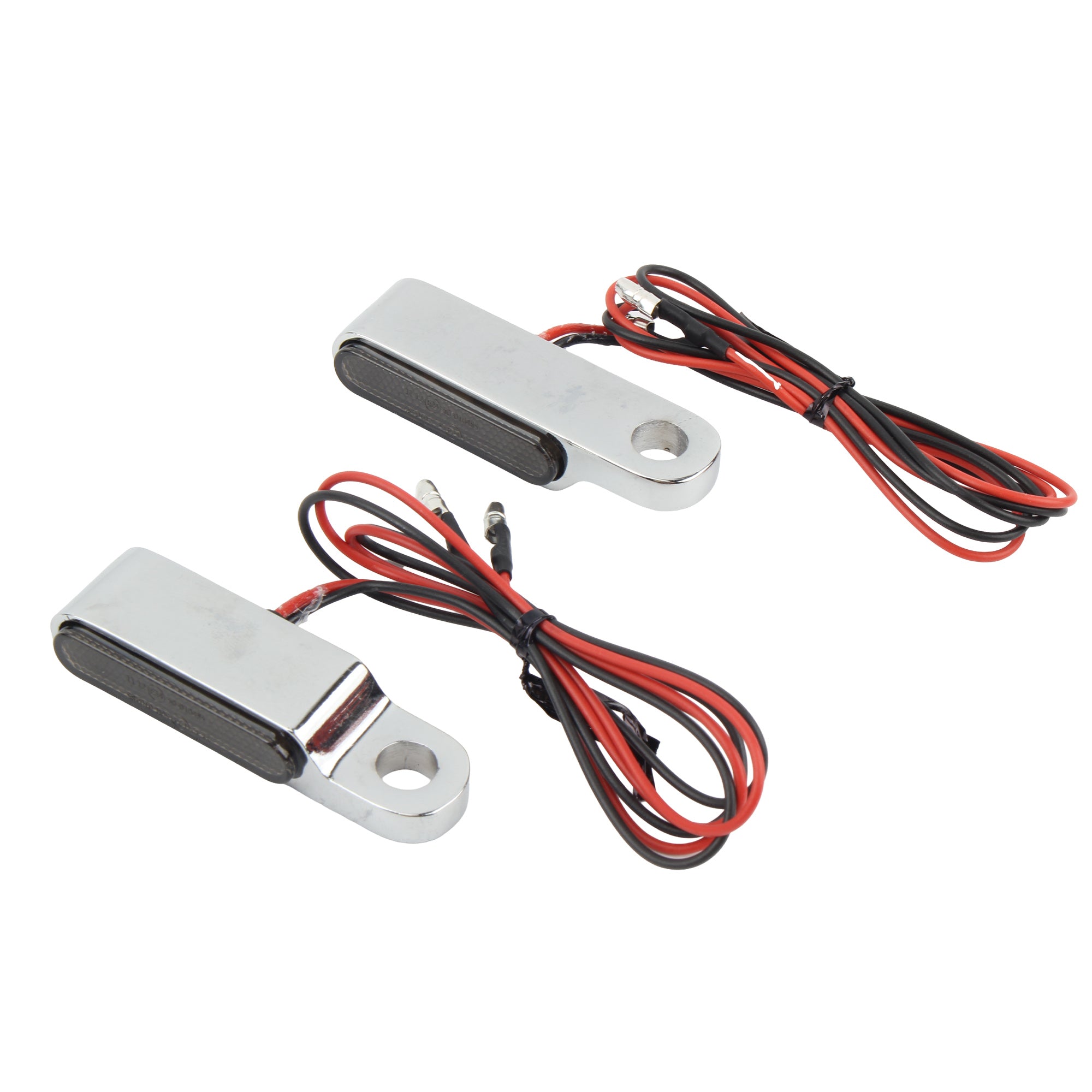 1 Pair for Harley Sportster Bobber 6 LED E24 Motorcycle Flash Side Lamp HandleBar Turn Warning Taillight Motorbike MIni Light