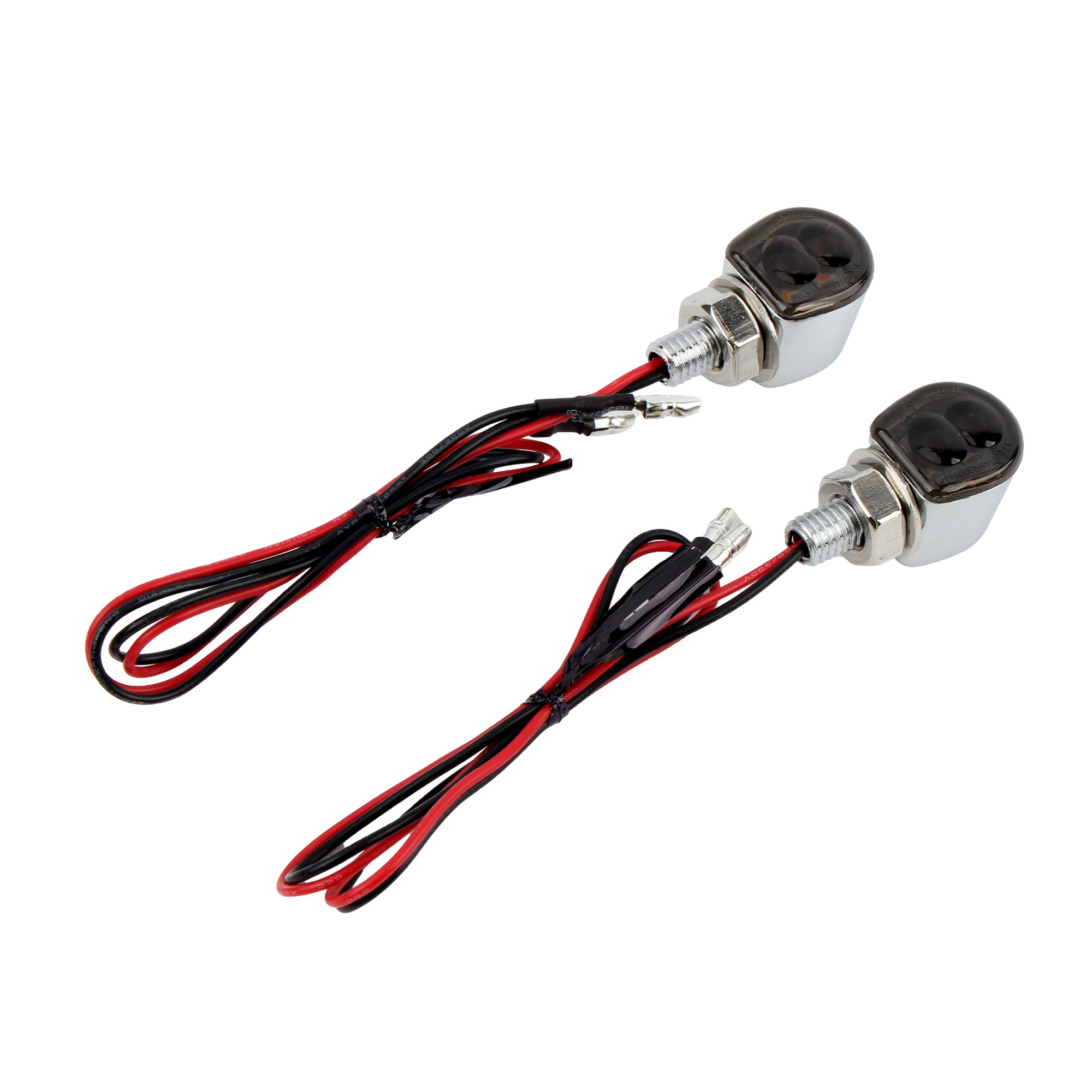 8mm Motorcycle Mini Led Turn Signal Indicators Blinker Lights Motorbike Flasher Signal Lamp For Harley Cafe Racer