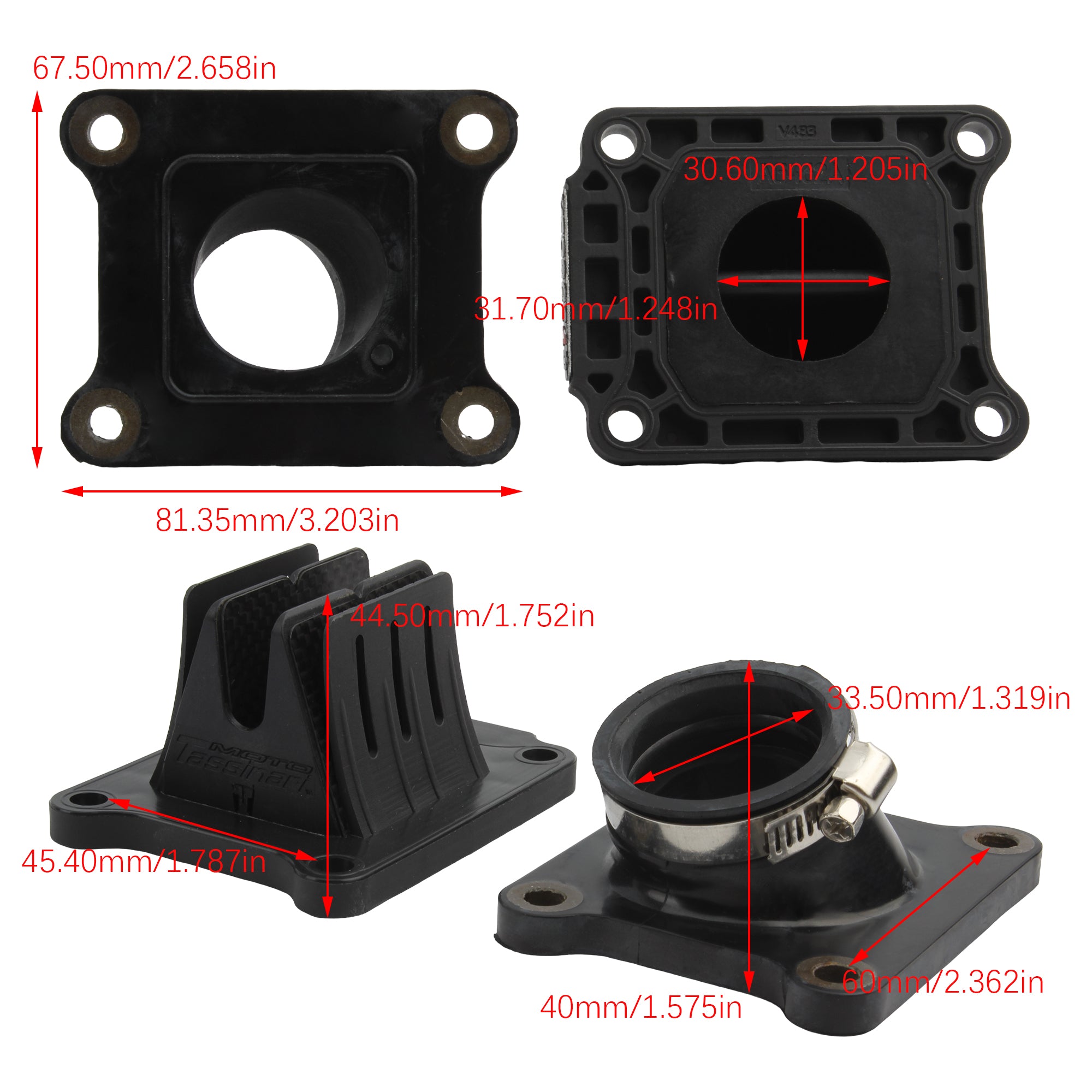 Motocross Reed Valve V4R83A Air Intake System VForce 4R for Suzuki RM85 2002-2019 Dirt Bike Enduro Accessories Refit Motorcycle