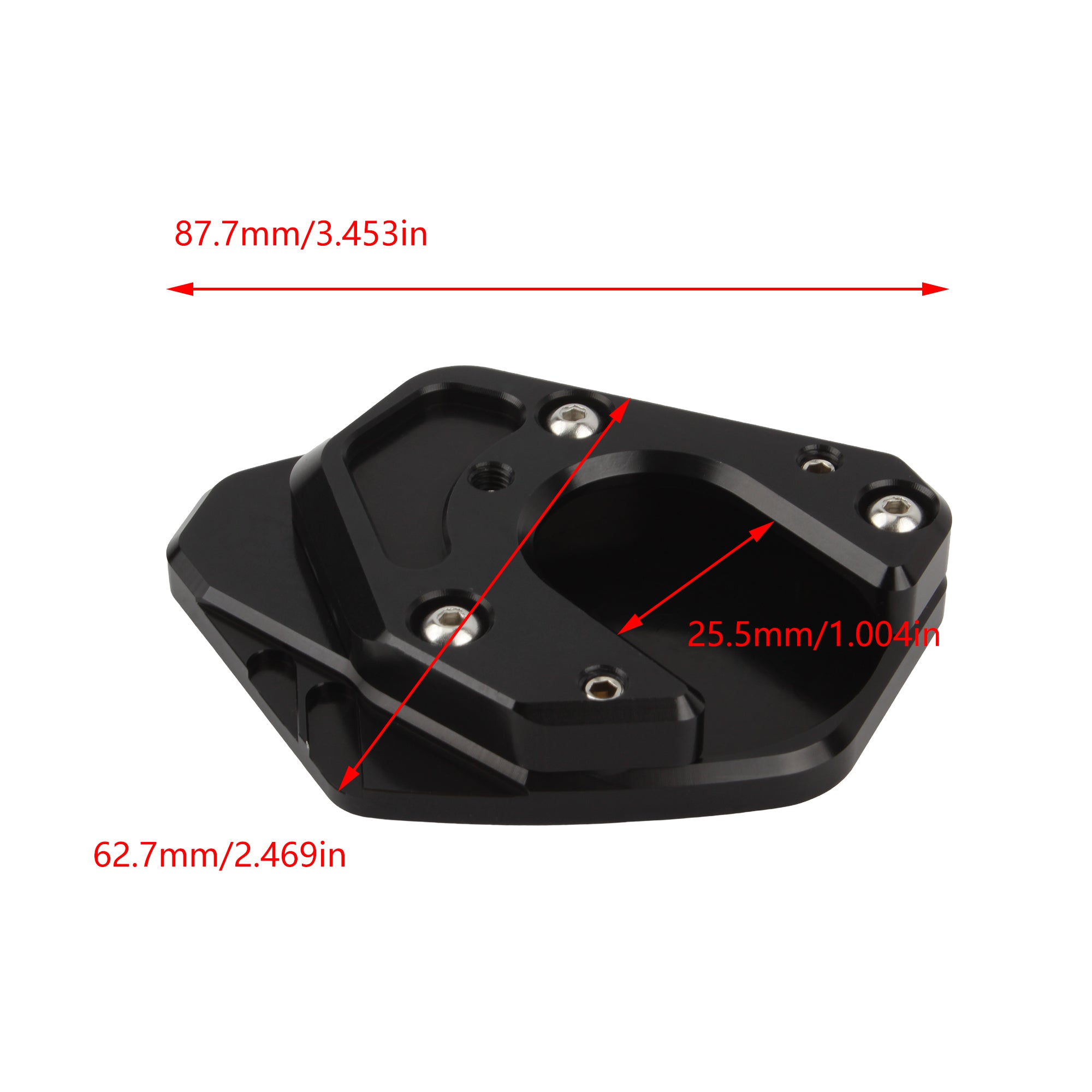 Motorbike Motorcycle Side Stand Enlarger Kickstand Enlarge Plate Pad for KTM Duke 125 200 390 690 SMC for Husqvarna 701/401