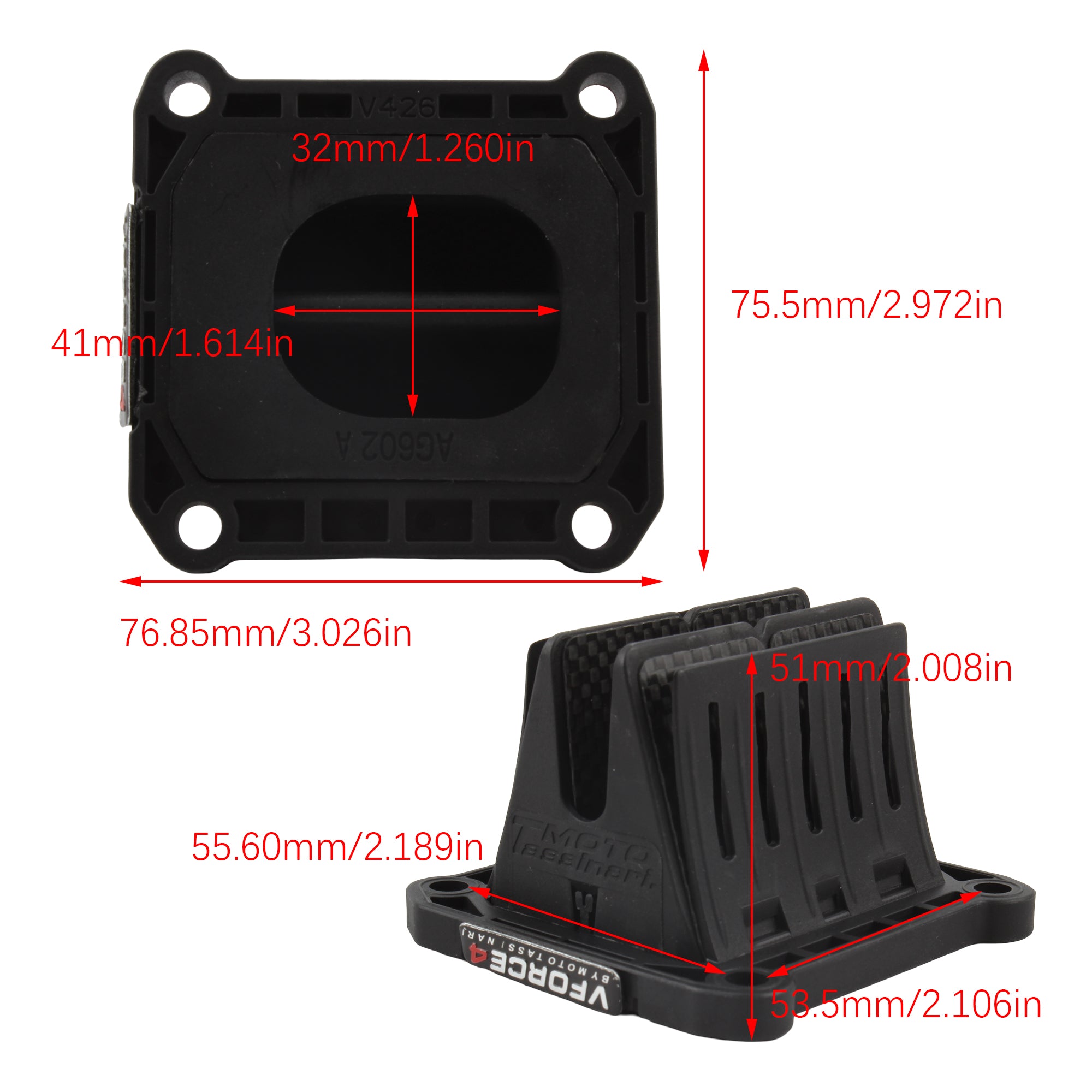 V Force 4 V4R26 Reed Valve V-Force 4 for Husqvarna TX TE TC 125-300 for KTMSX EXC TPI 125-300 Reed Block