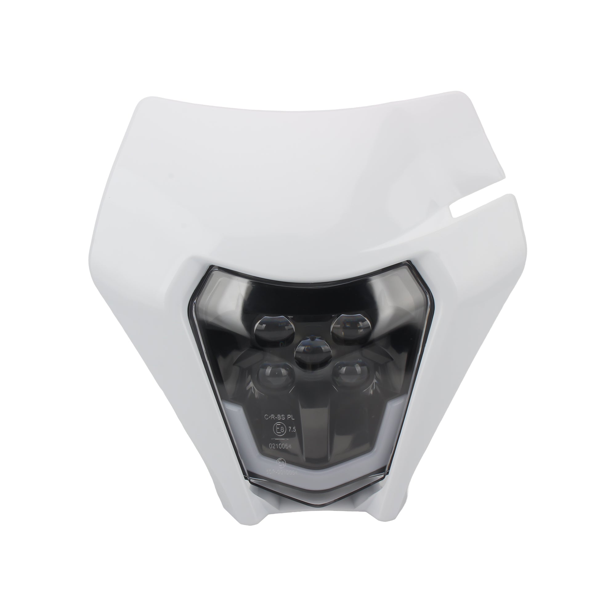 For KTM EXC XC SX MX XC 125 250 300 450 Motorcycle Dirt Bike LED Headlight Plate Enduro 2014 2015 2016-2023 Supermoto Headlamp