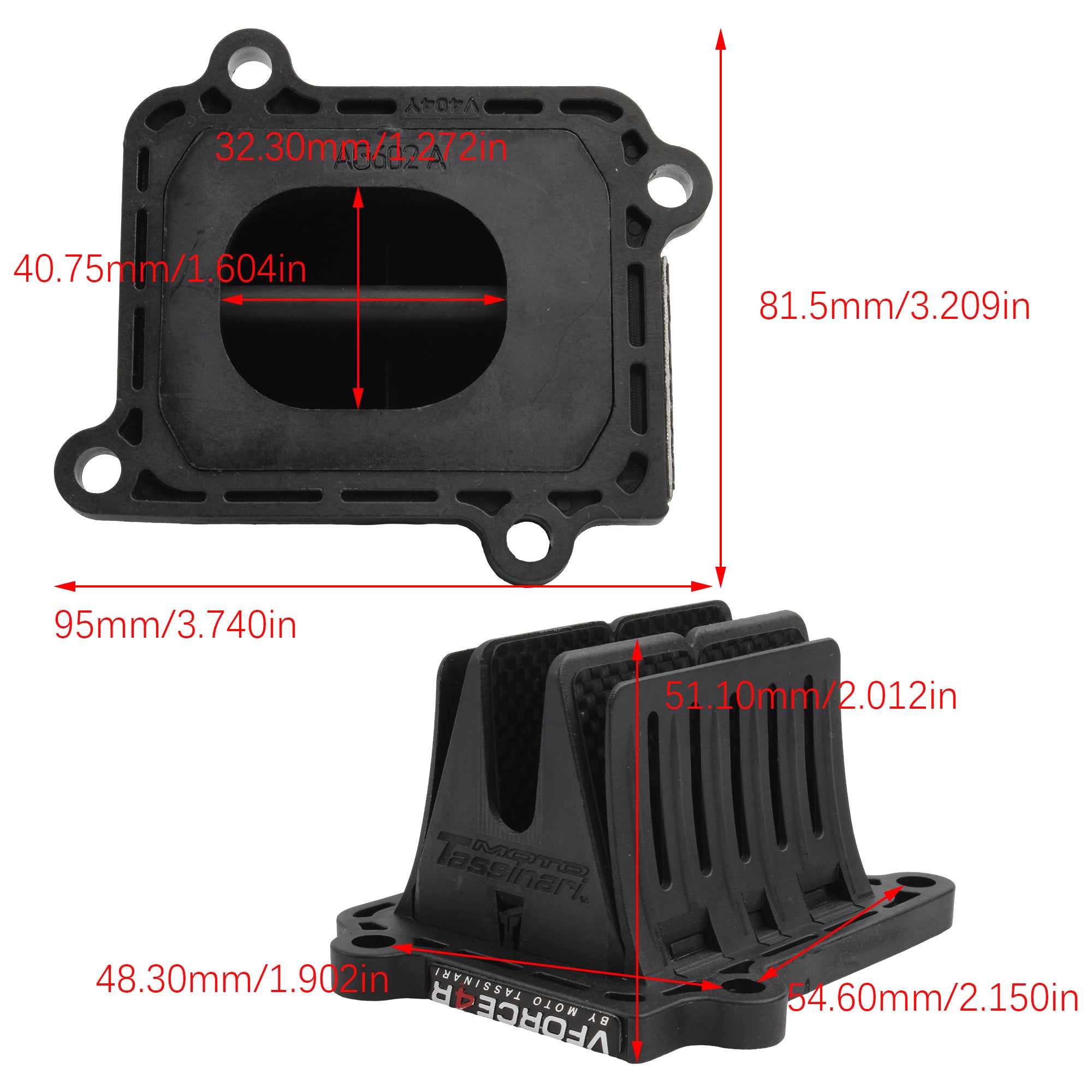Motorcycle Reed Valve V Force 4R04 for Yamaha YZ125 2005-2020 Carbon Fiber Air Intake System Accessories Motocross Parts Bike