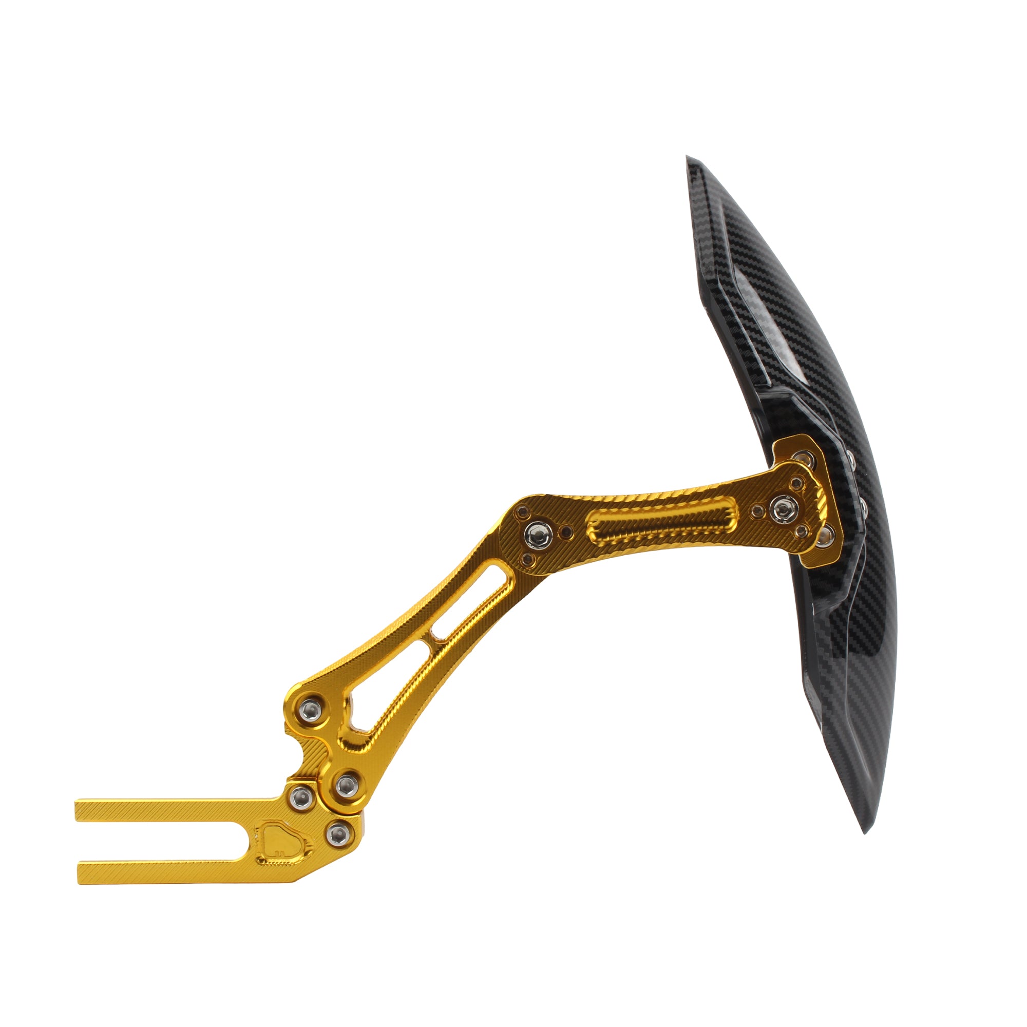 For Universal Motorcycle Imitation Carbon Fiber Adjustable Rear Wheel Fender Mudguard Extend Extender Motocross Accessories