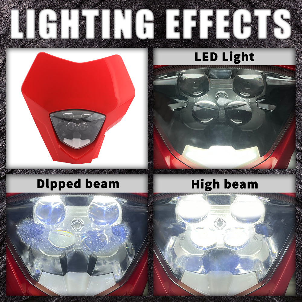 For Gas Gas Motorcycle Headlight LED EC 250 300 250F 350F EX300 250F 350F 450F MC 250F 450 Motocross Accessories Pit Dirt Bike