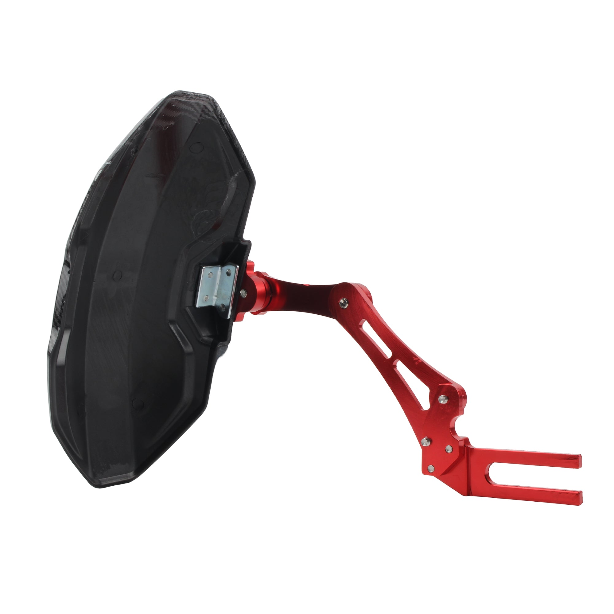 For Universal Motorcycle Imitation Carbon Fiber Adjustable Rear Wheel Fender Mudguard Extend Extender Motocross Accessories