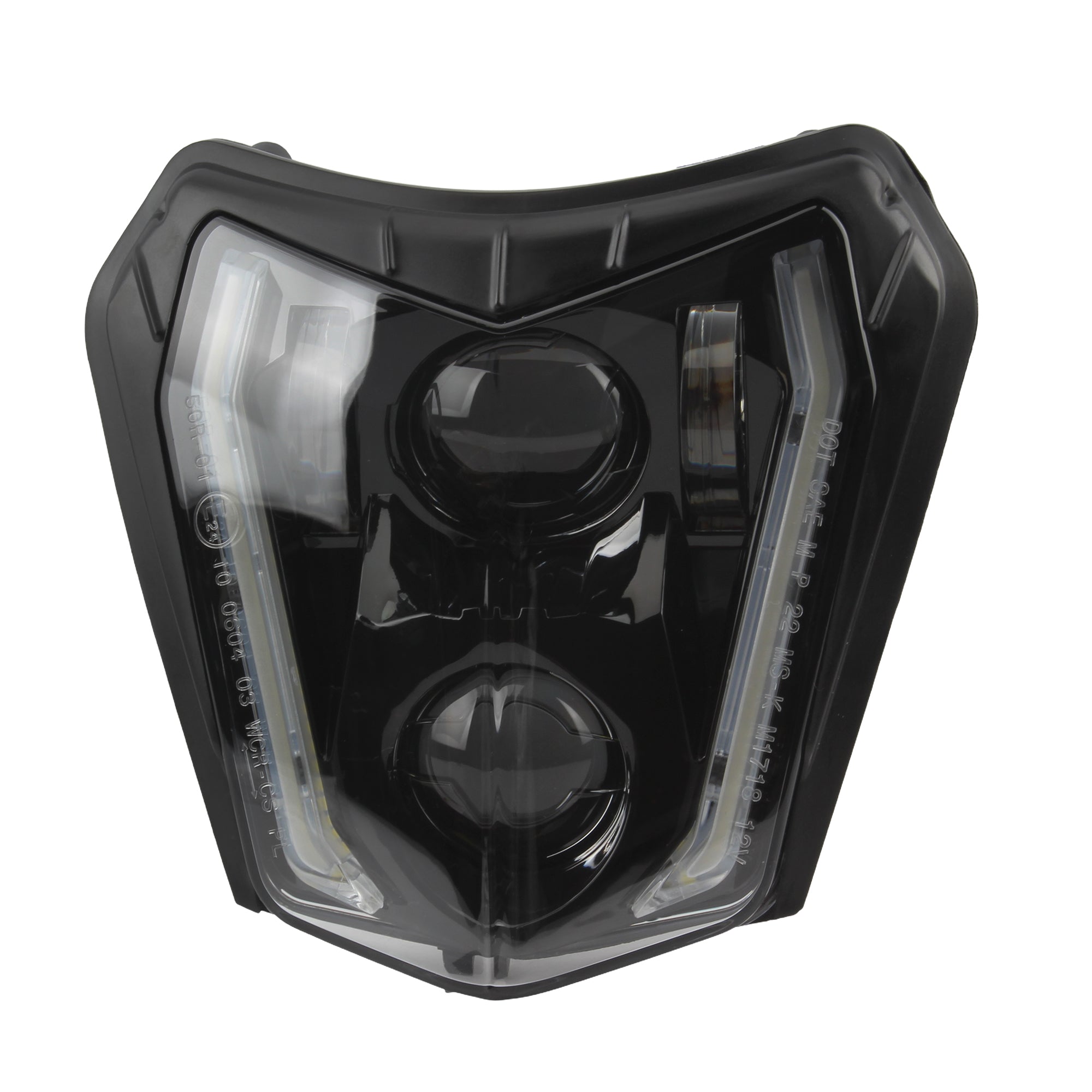 Enduro Motorcycle Headlight LED for KTM EXC 300 XCF SX XC XCW EXCF 125-500 2017 to 2023 Dirt Bike Headlamp Moto Custom Wholesale