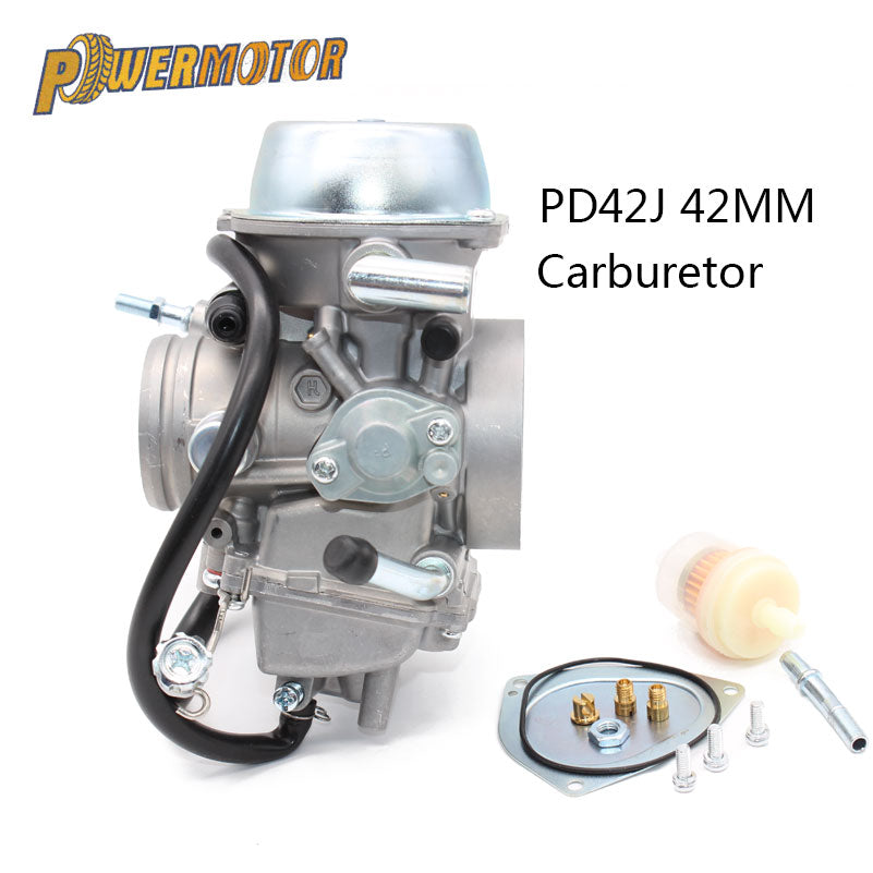 Motorcycle 42mm PD42J Carburetor for Yamaha YFM 600 Raptor 660 Hisun 700cc Enduro UTV ATV Motocross Parts Dirt Pit Bike Carb