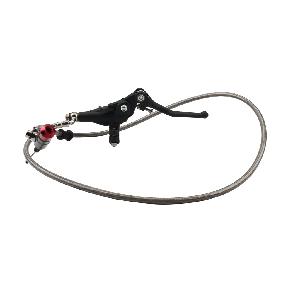 Dirt Bike Clutch Lever Aluminum 900Mm 1200Mm Stunt Folding Lever Motorcycle Brake Master Cylinder for 125-250Cc Hydraulic Clutch