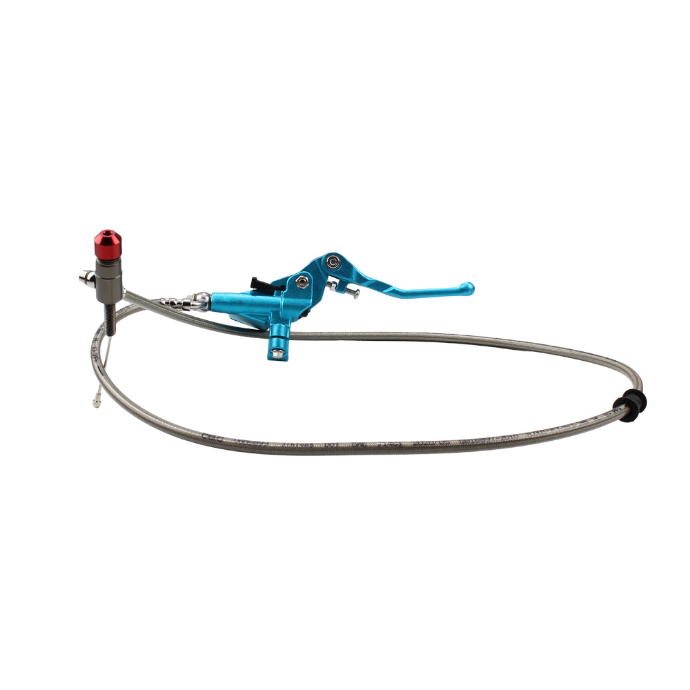 Dirt Bike Clutch Lever Aluminum 900Mm 1200Mm Stunt Folding Lever Motorcycle Brake Master Cylinder for 125-250Cc Hydraulic Clutch
