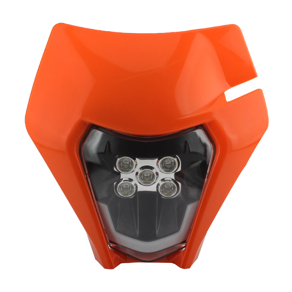 Motorcycle LED Headlight Headlamp Head Light Fairing 2021 2022 for KTM EXC Enduro XCW XC New Style 5 LED Headlight