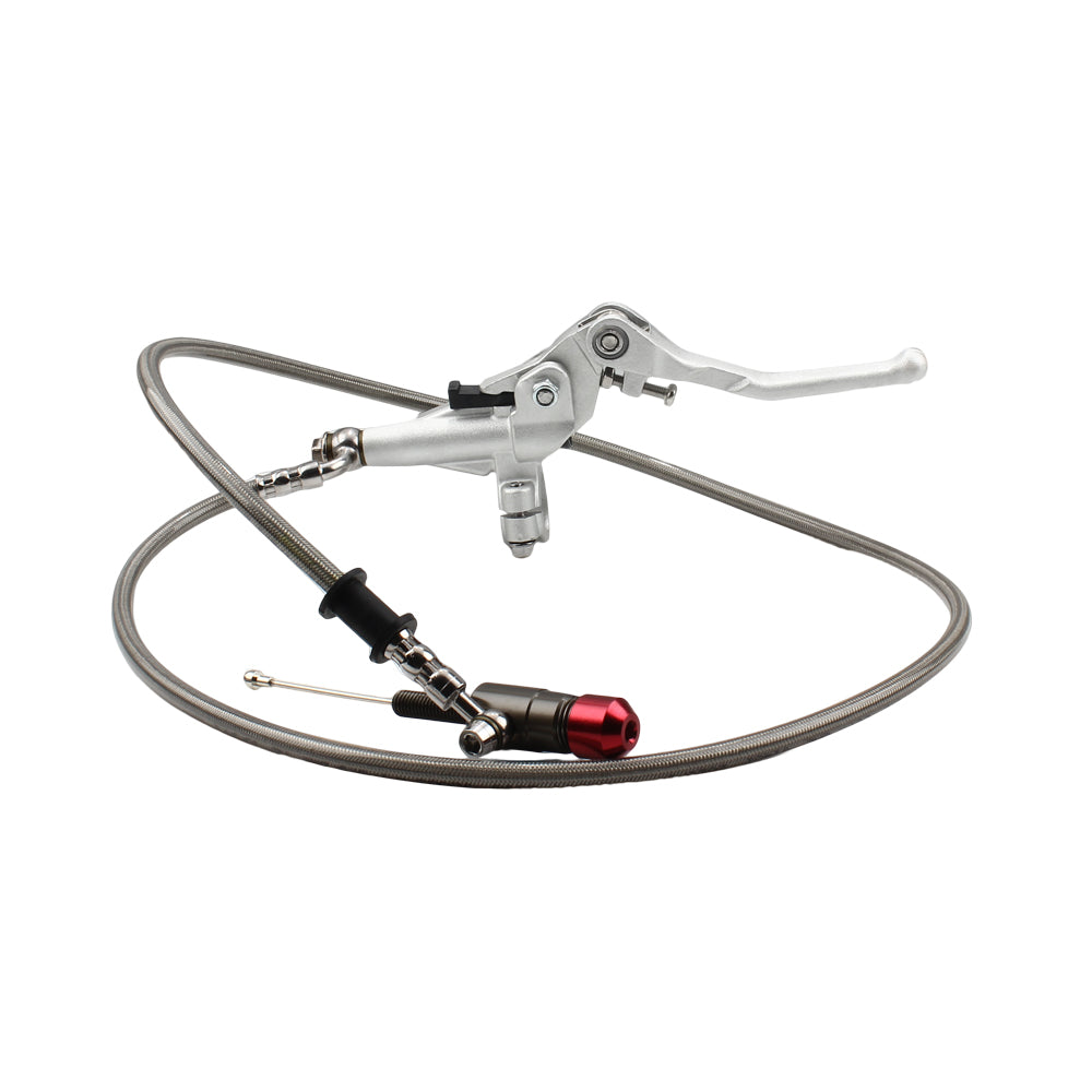 Dirt Bike Clutch Lever Aluminum 900Mm 1200Mm Stunt Folding Lever Motorcycle Brake Master Cylinder for 125-250Cc Hydraulic Clutch