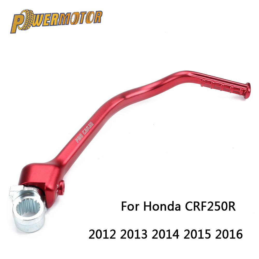 PowerMotor CNC Aluminum Kick Starter Lever for Honda CRF250R 2012 -2016 Motocross Dirt Bike