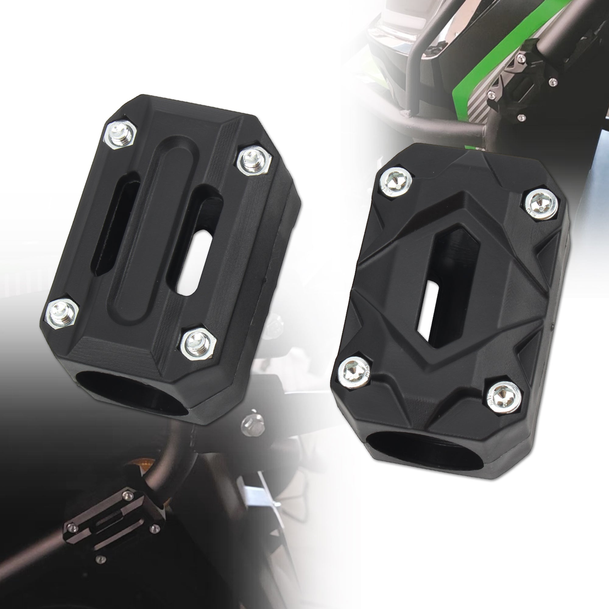 22mm 25mm 28mm Motorcycle Crash Bar Bumper Protection Engine Guard Block for BMW R1200GS Honda Kawasaki Suzuki Yamaha MT07