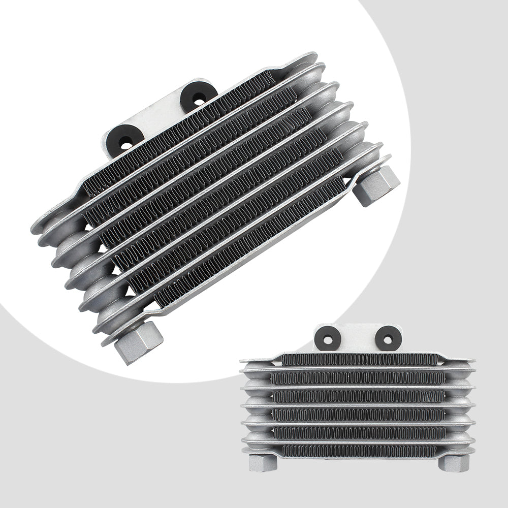 Universal Oil Radiator Cooler Motorcycle Cooling System Aluminum for Honda Yamaha Pocket Dirt Pit Bike 125cc Motocross Enduro