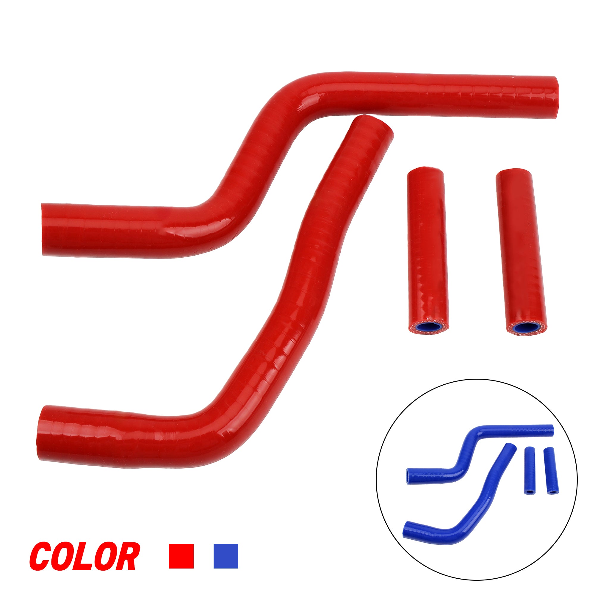 2002-2022 Motorcycle Silicone Radiator Coolant Hose Pipe Set for YAMAHA YZ125 Dirt Pit Bike Radiator Hose Enduro