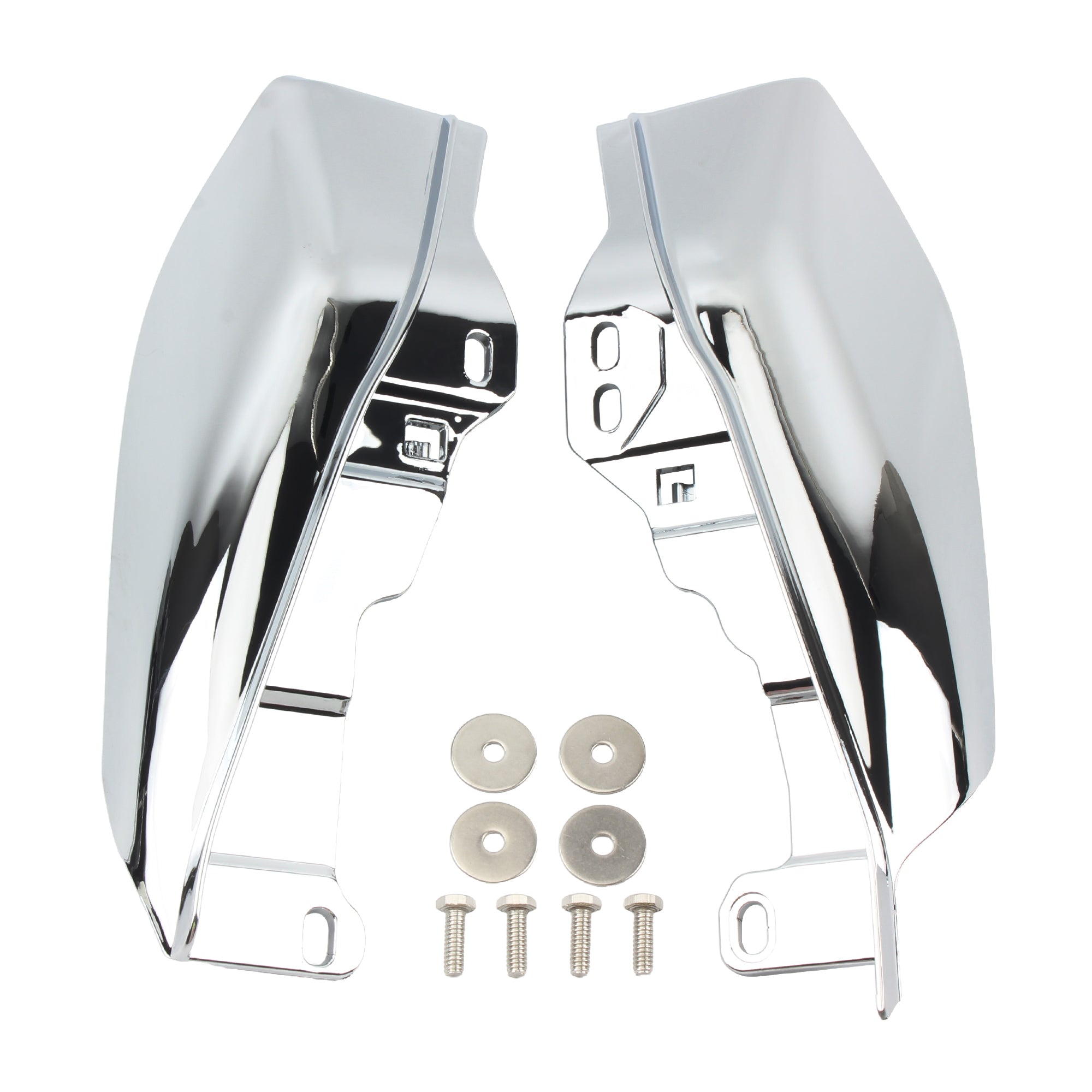 Motorcycle Mid-Frame Air Deflector Under Seat Engine Heat Shield for Harley Touring Street Electra Glide CVO Road King 2001-2022