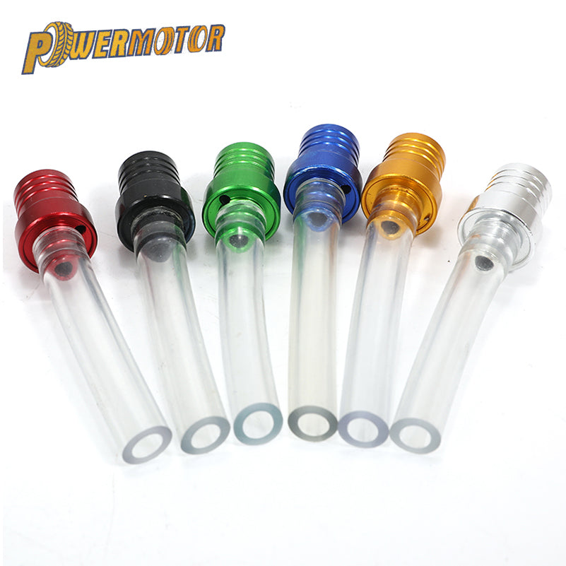 Motorcycle Gas Fuel Cap Single Way Valves Vent Hoses Tubes for YZF RMZ CRF KLX DRZ Supermoto CNC ATV Quad Dirt Pit Bike