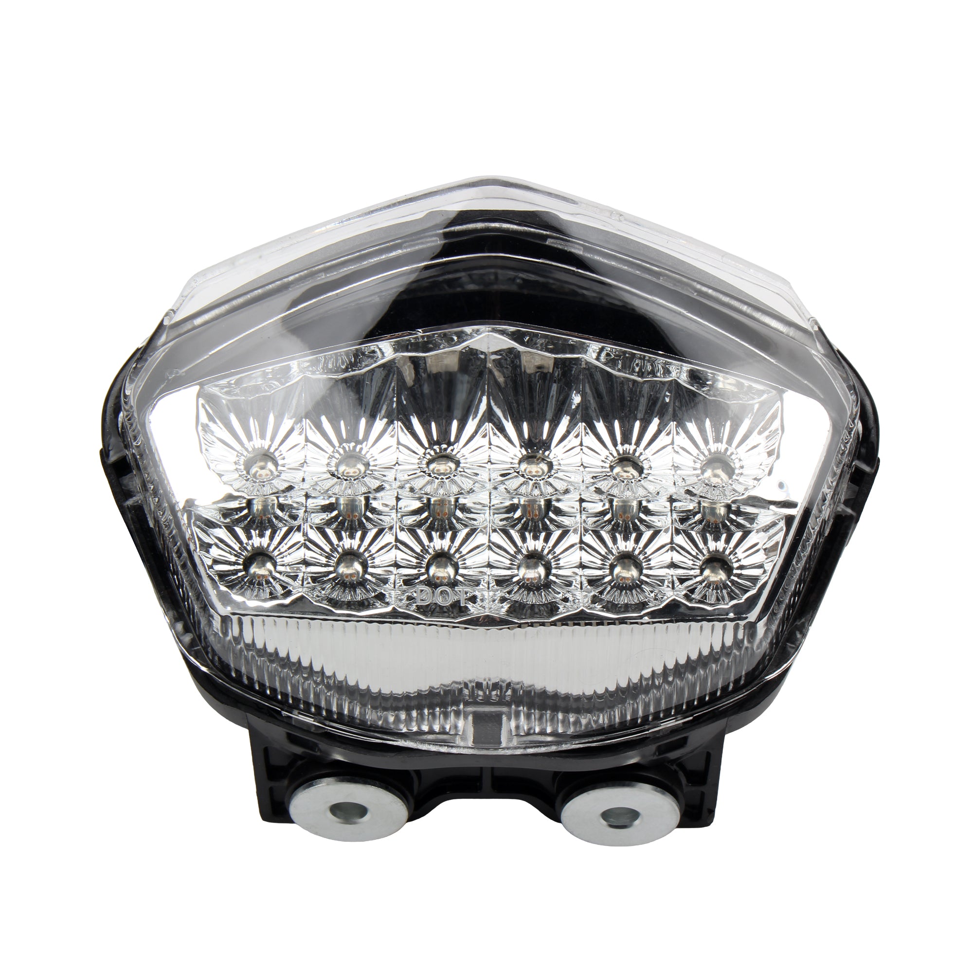 2008-2012 Motorcycle Red LED Rear Turn Signal Tail Stop Light Lamps Integrated Motorbike Brake Taillight for Kawasaki NINJA250