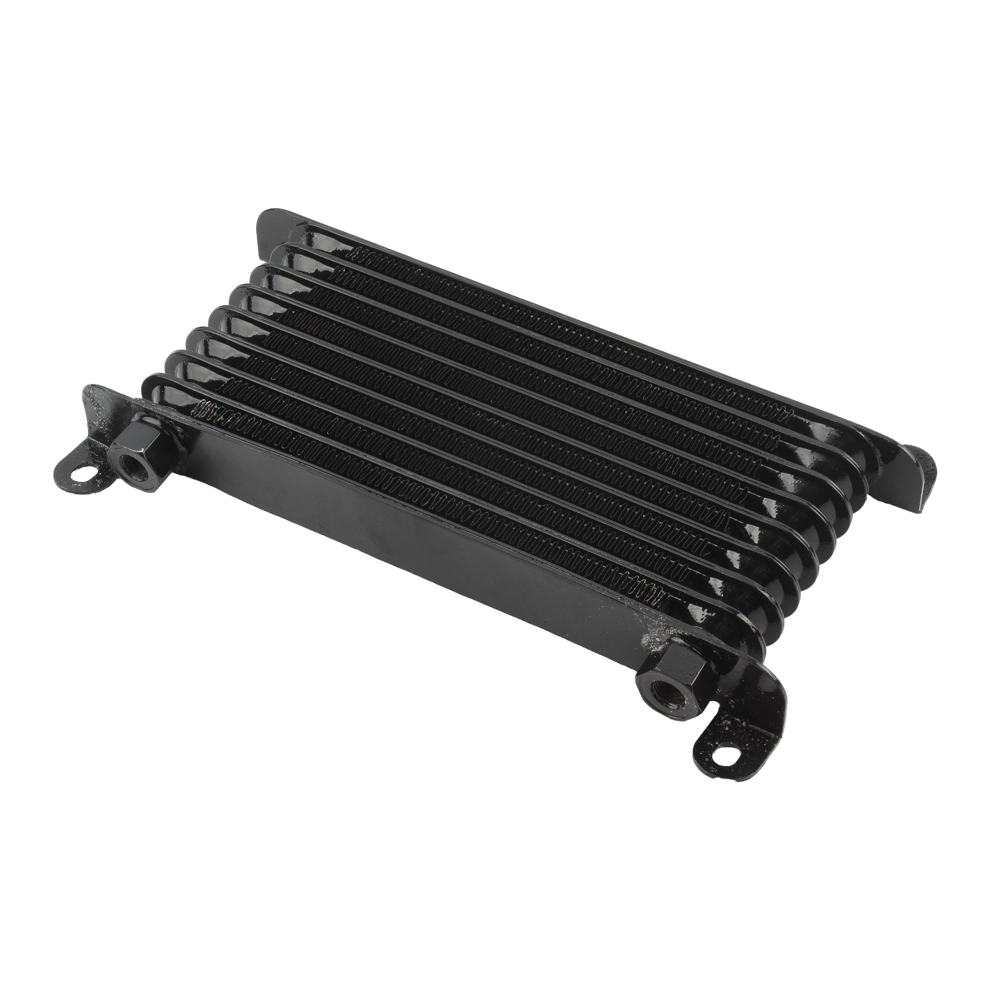Motorcycle Aluminum Engine Oil Cooler 8 Row Cooling Radiator Universal Fit for 125CC-250CC Motorcycle Dirt Bike ATV