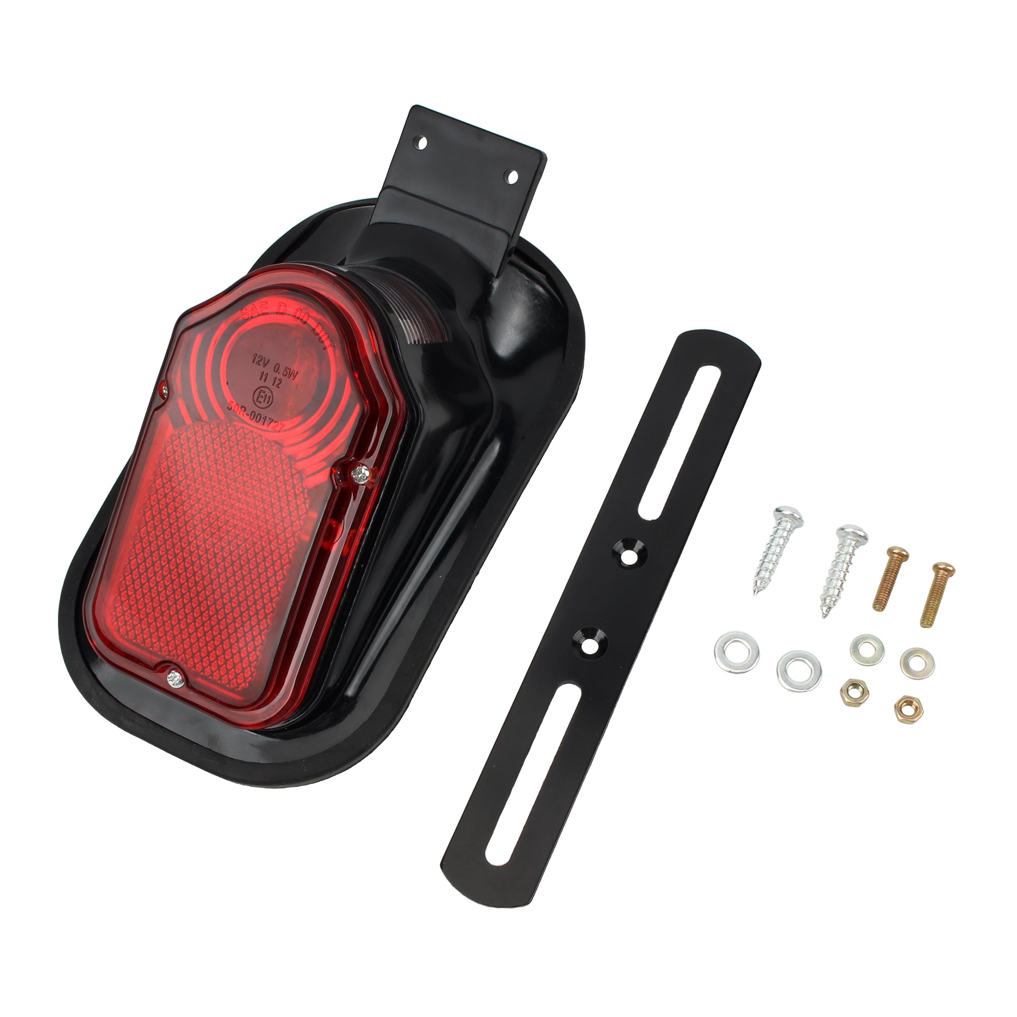 For Harley Bobber Chopper Custom Touring Taillights Motorcycle Red Brake Tail Light Signal Lamp for Honda Yamaha Accessories