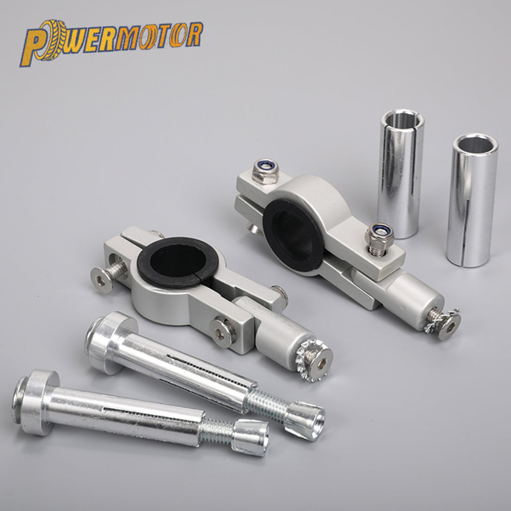 Parts Motorcycle Dirt Bike ATV Quad 1-1/8 28mm Handlebar Hand Guards Clamps Mount Kit 22mm Handguards Mount Parts