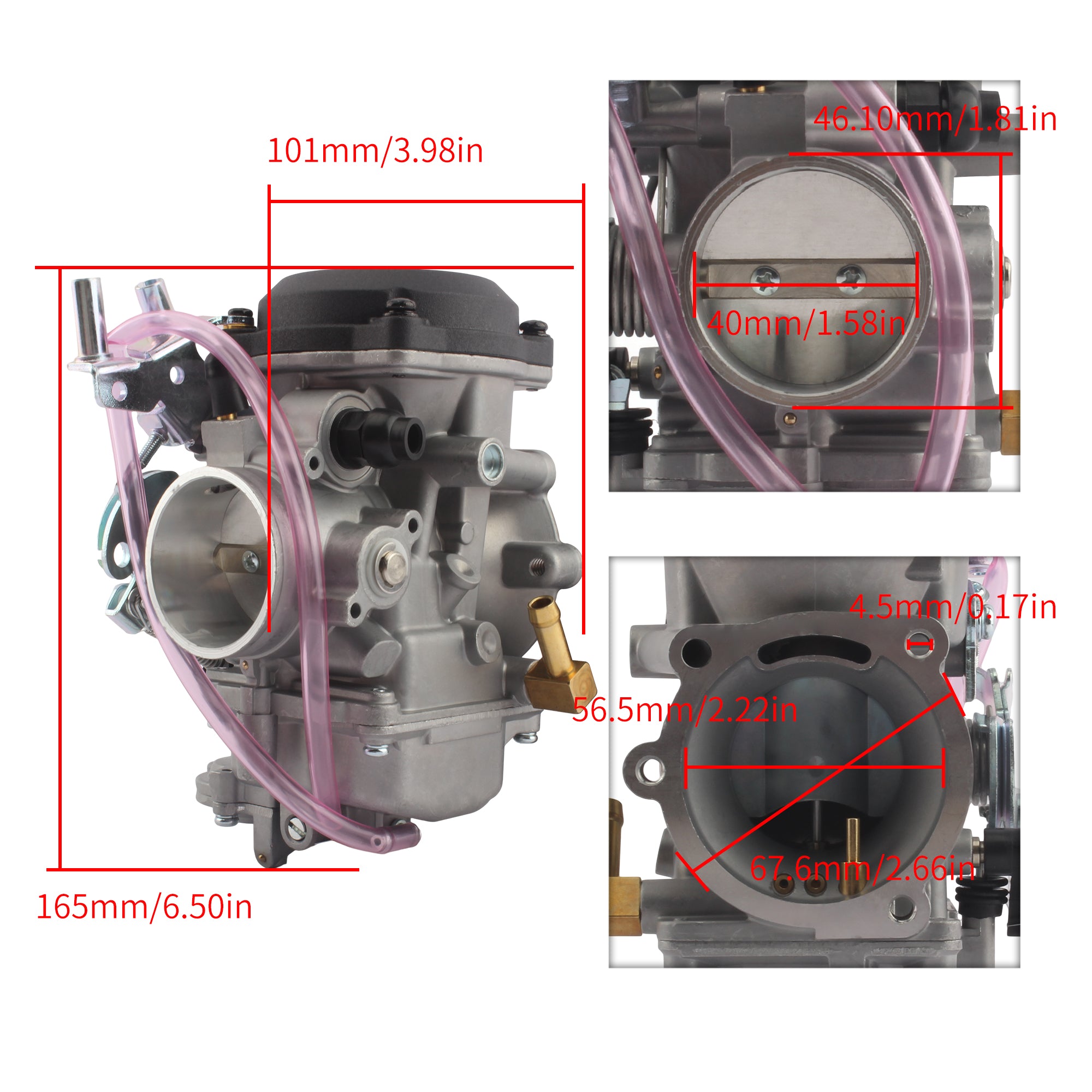Motorcycle CV40 40mm Carburetor Carb for Harley Touring Sportster Road King Super Glide XL883 27490-04 27465-04 Carburetors