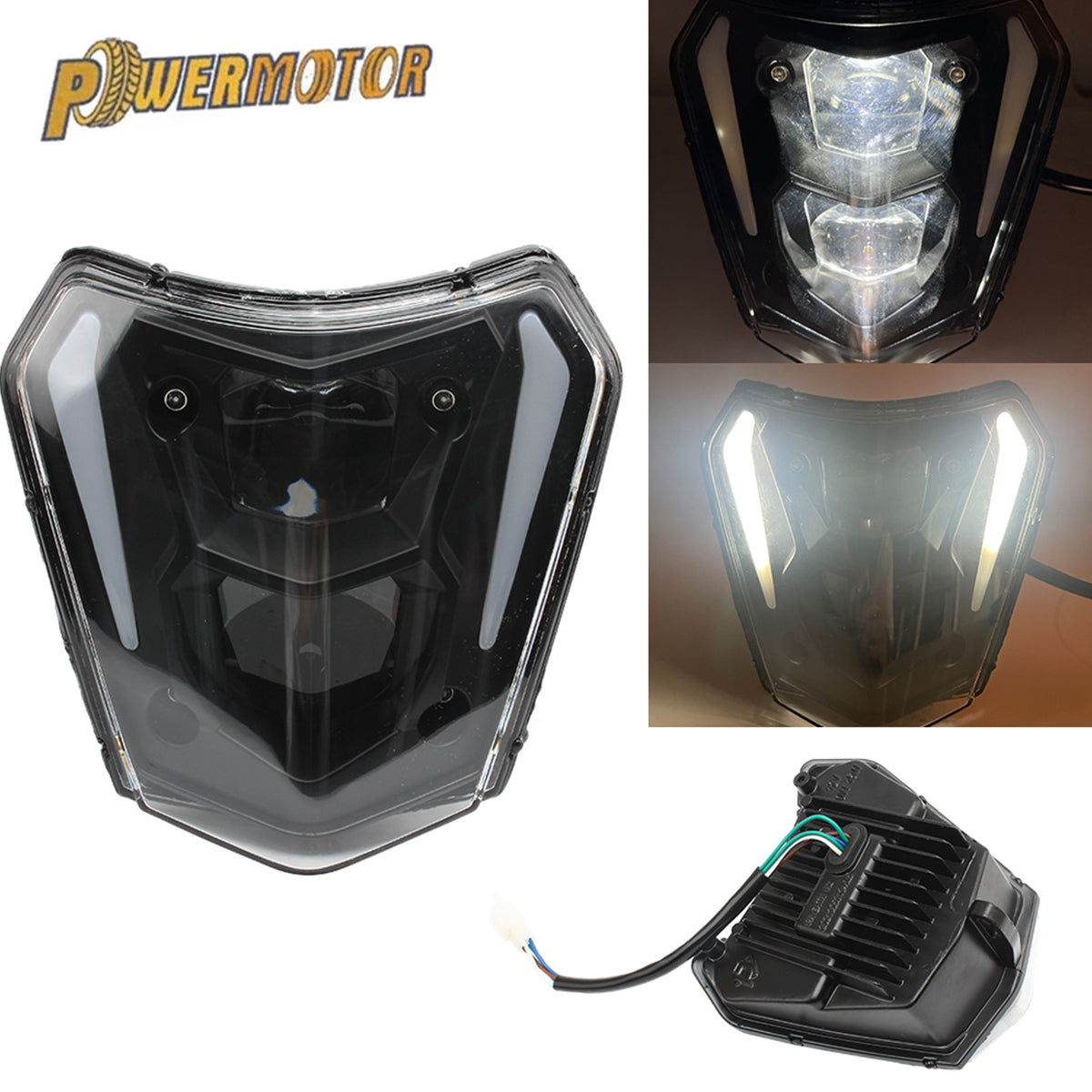 Motorcycle LED Headlight Headlamp Head Light Lamp for KTM EXC XC XCF XCW XCFW SX SXF SXS 125 150 250 350 450 530 690 Light Wick