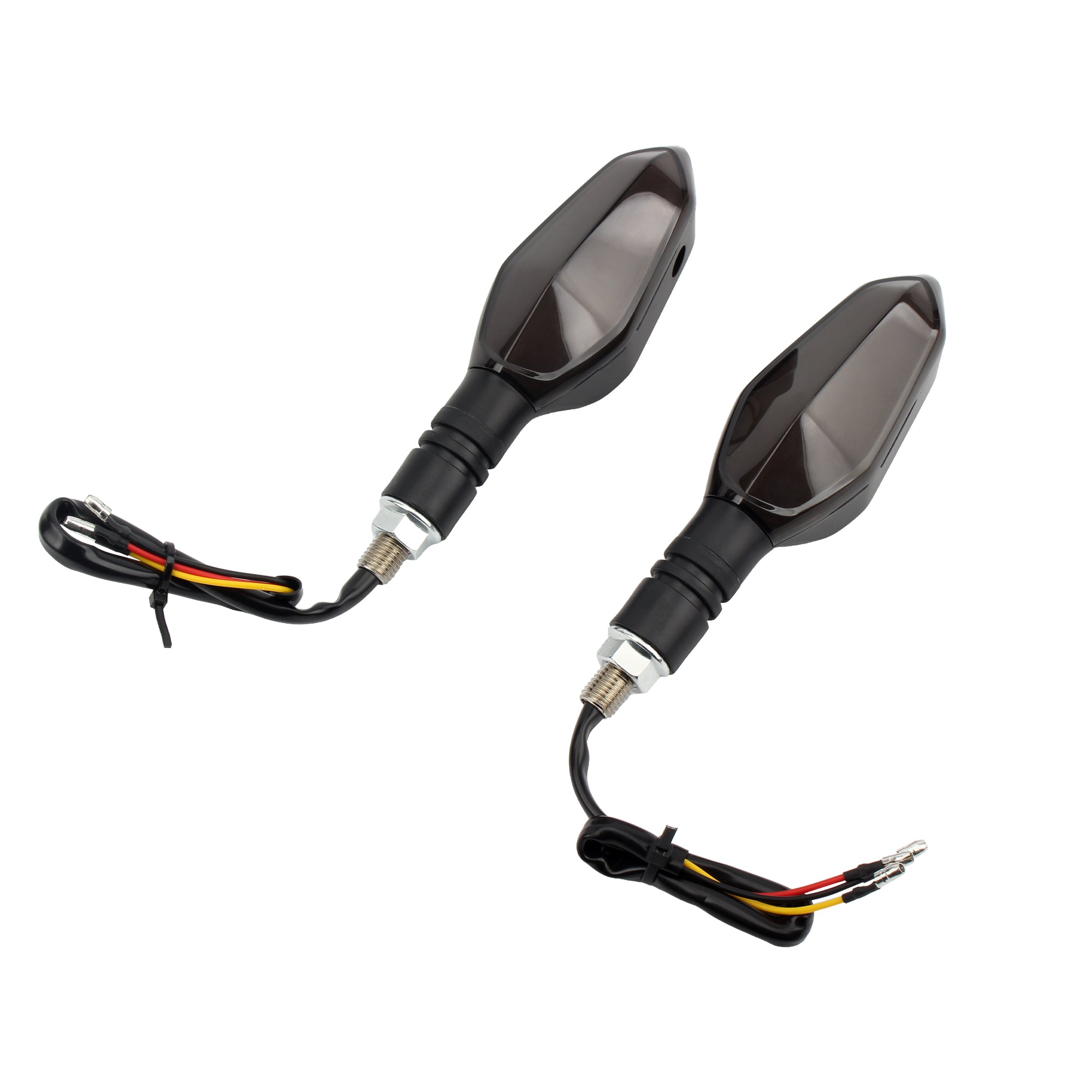 Universal Motocross LED Turn Signal Lamp Warning Light 2PCS Motorbike Motorcycle Projection Lamp Turning Flowing Flash Light