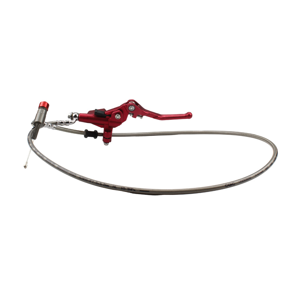 Dirt Bike Clutch Lever Aluminum 900Mm 1200Mm Stunt Folding Lever Motorcycle Brake Master Cylinder for 125-250Cc Hydraulic Clutch