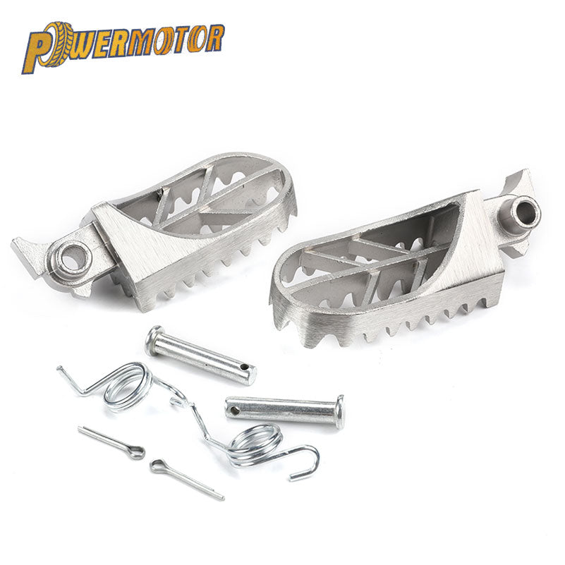 Motorcycle Foot Pegs  for Harley Honda Kawasaki Yamaha Suzuki Pit Dirt Motor Bike Pitster Stainless Steel Peg Foot Pegs