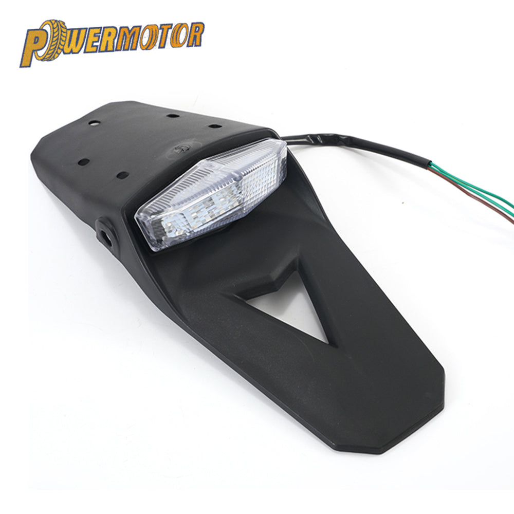 PowerMotor Motorcycle LED Tail Light&Rear Fender Light Universal Motocross Enduro for CR EXC WRF CRF 250 400 426 450