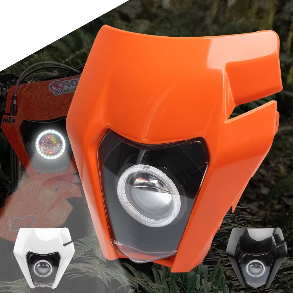 Led Headlights Motorcycle Auxiliary Lights Motorbike 12V Headlamp 2022 Supermoto for KTM Exclusive Accessories Dirt Bike Enduro