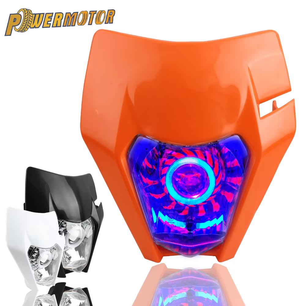 Motorcycle LED Headlights for KTM ECX SX XC 250 300 450 &nbsp;Accessories Head Light Motocross Dirt Bike Super Moto Free Shippin